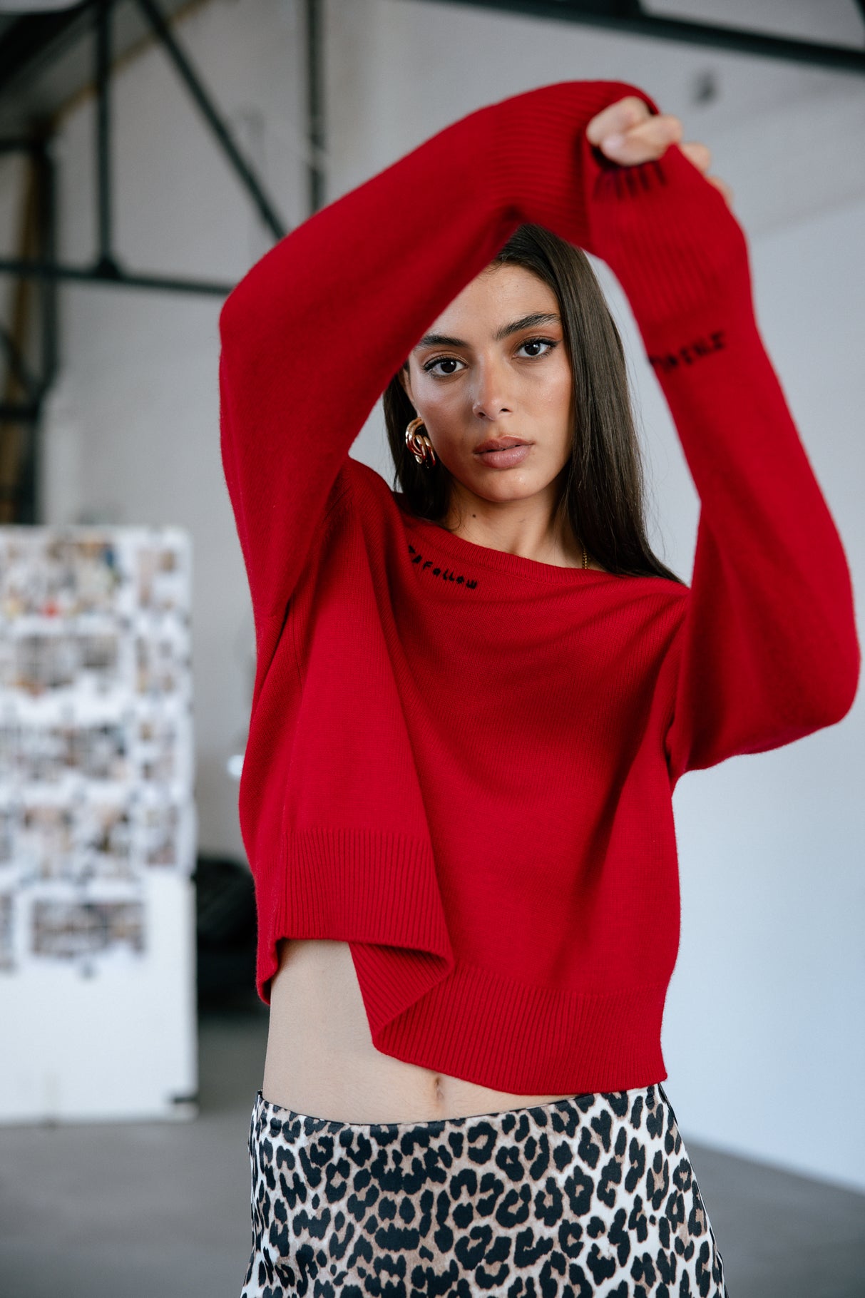Pull avec broderies fantaisies Femme Parel salsa | Freeman T. Porter