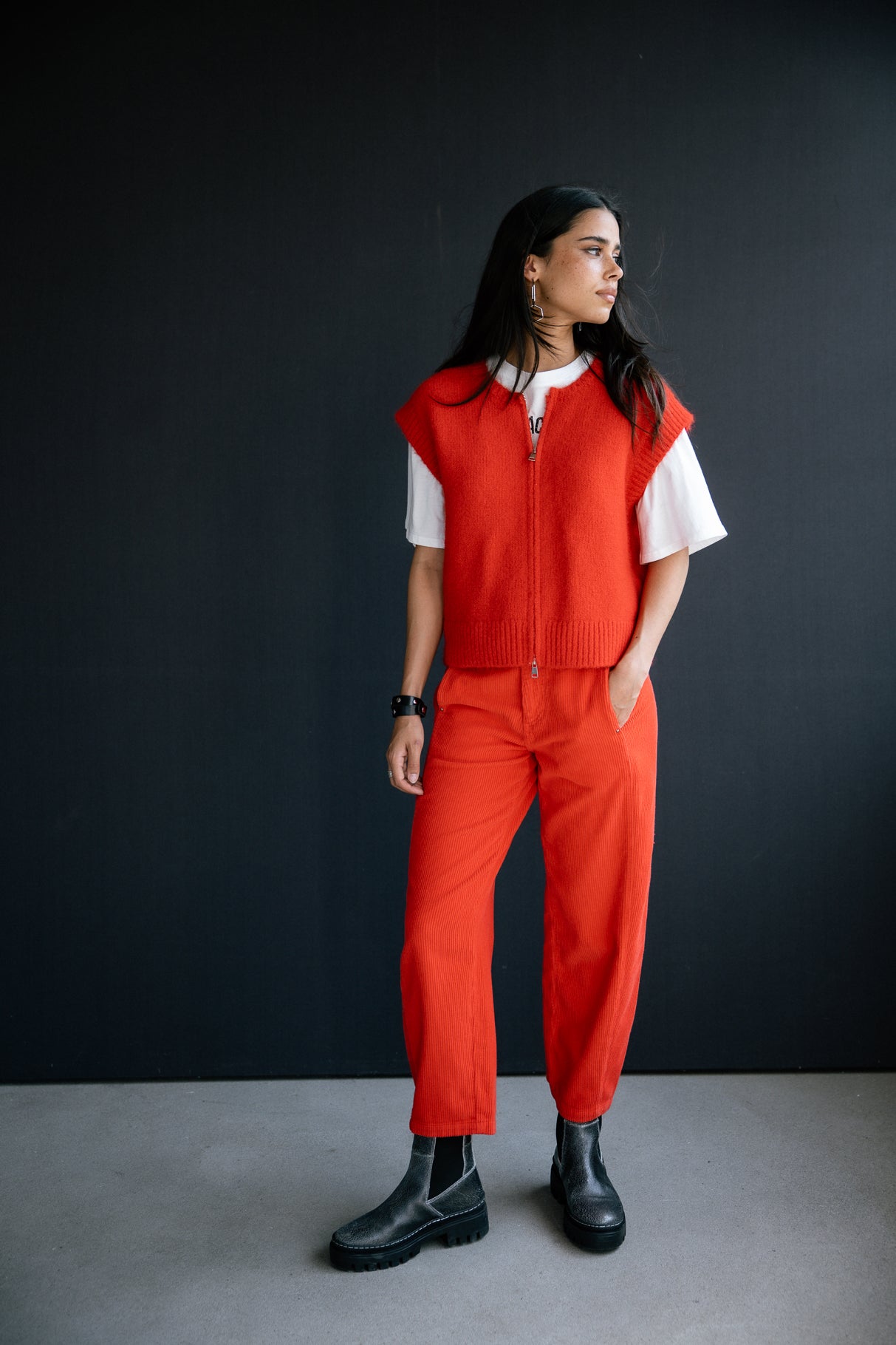 Pull zippé Femme Phreem goji berry | Freeman T. Porter