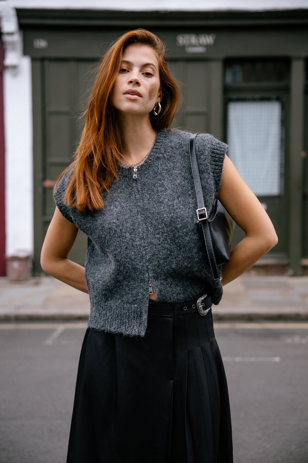 Pull zippé Femme Phreem anthra | Freeman T. Porter
