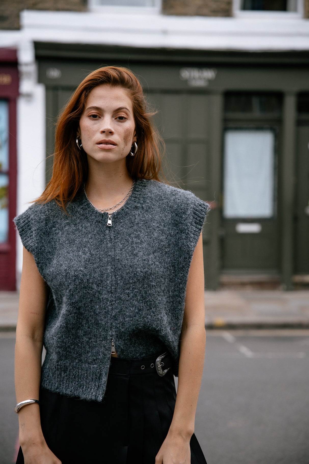 Pull zippé Femme Phreem anthra | Freeman T. Porter