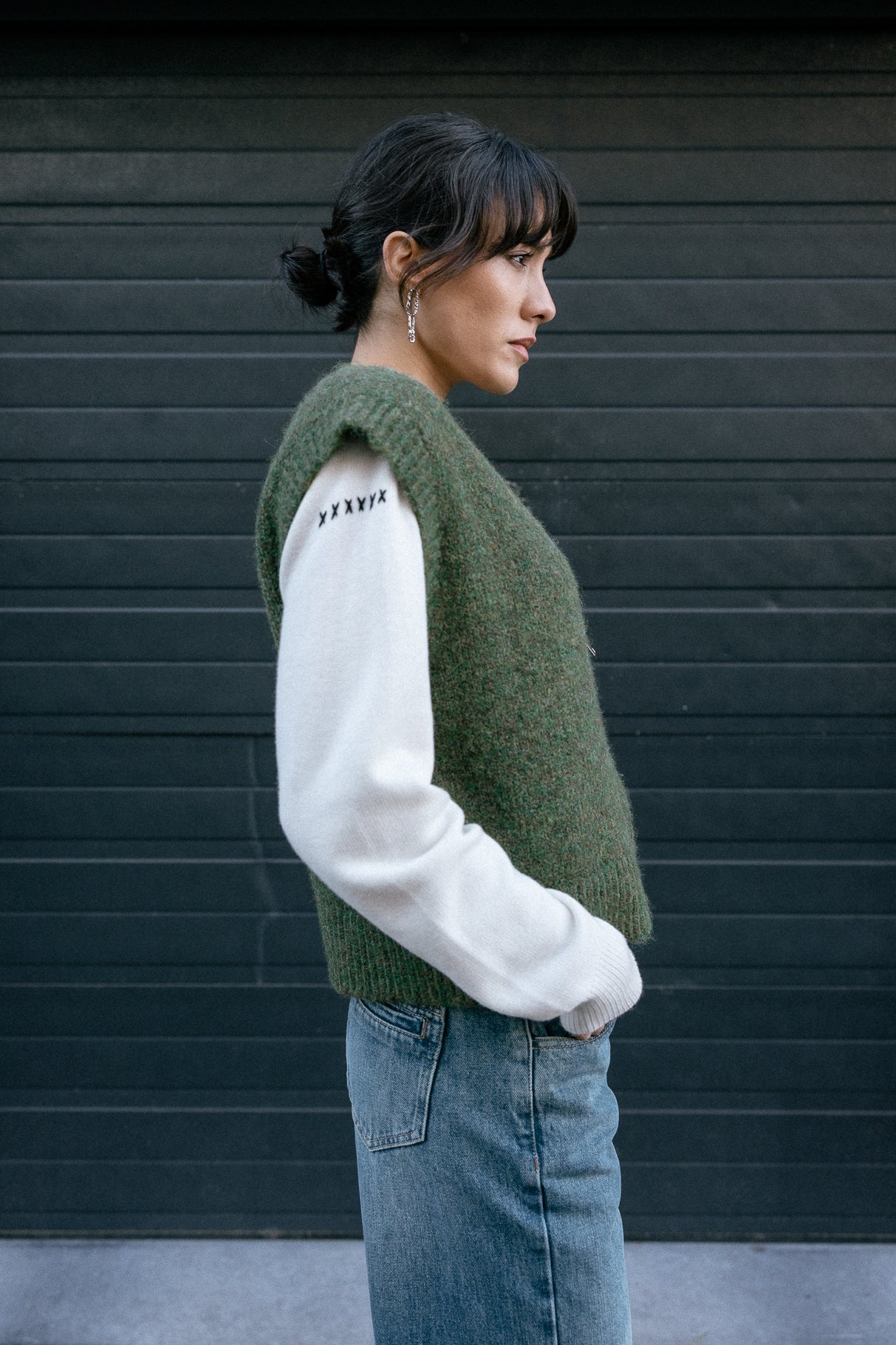 Suéter con cremallera Mujer Phreem khaki | Freeman T. Porter