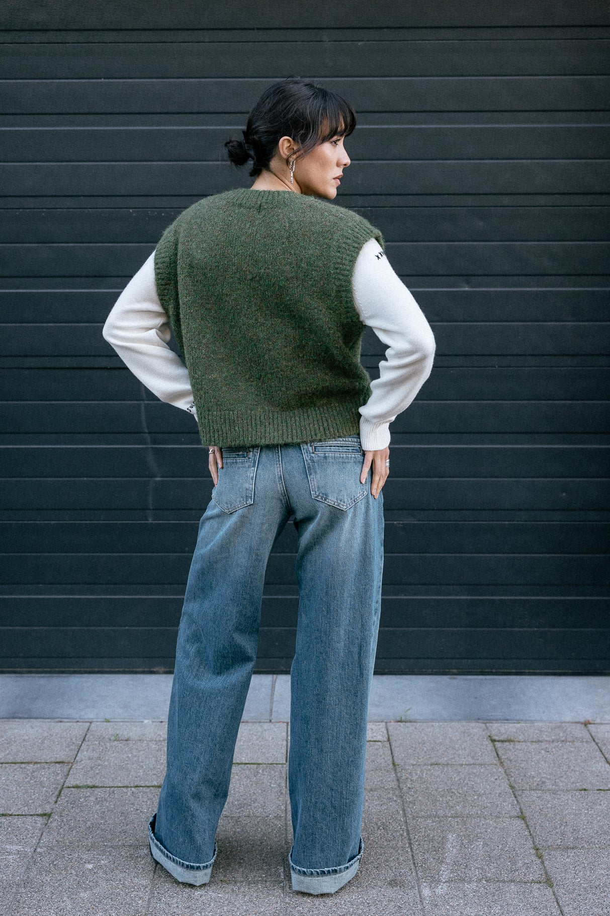 Suéter con cremallera Mujer Phreem khaki | Freeman T. Porter