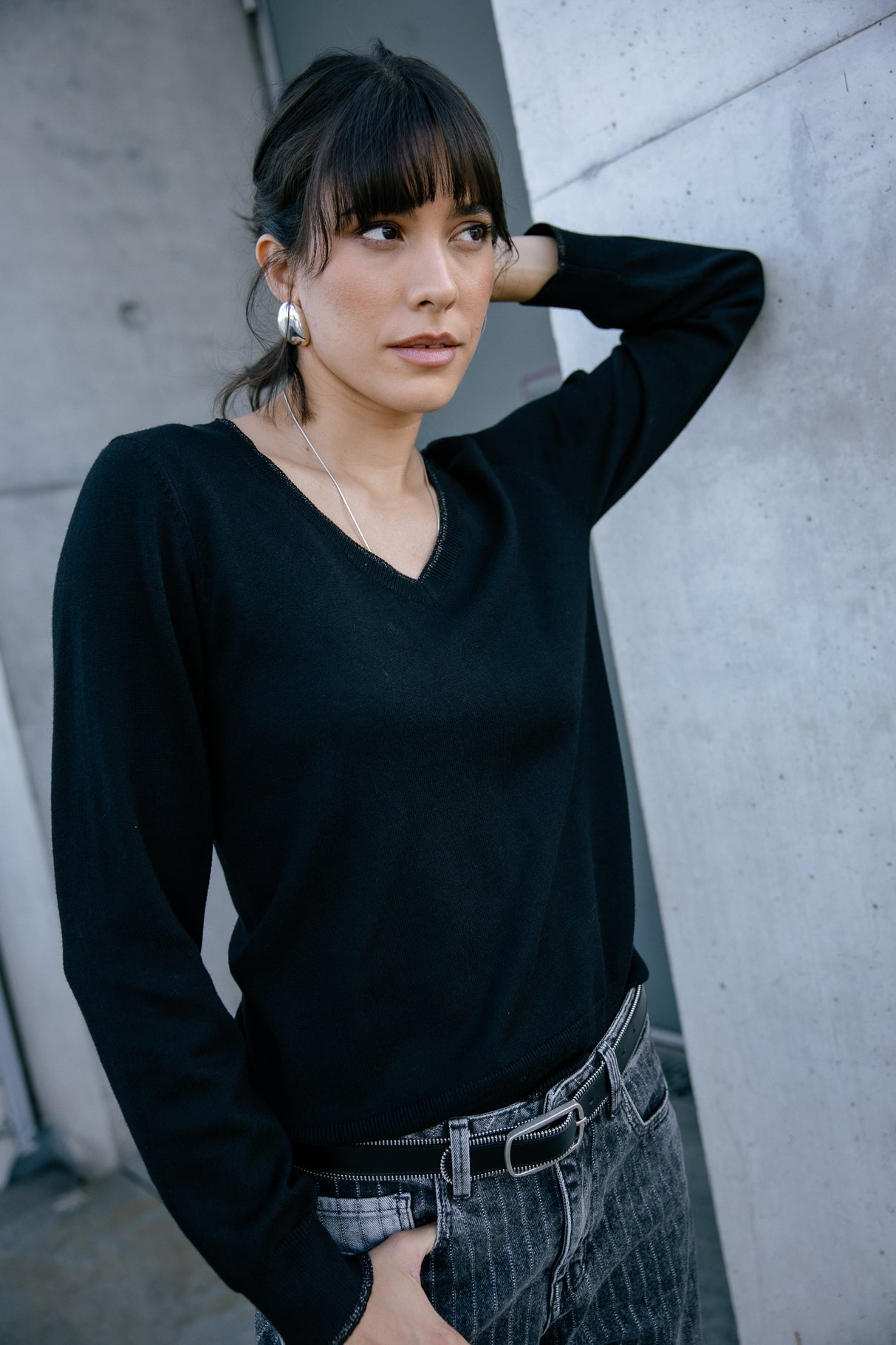 Pull icon dos Femme Lorel black | Freeman T. Porter