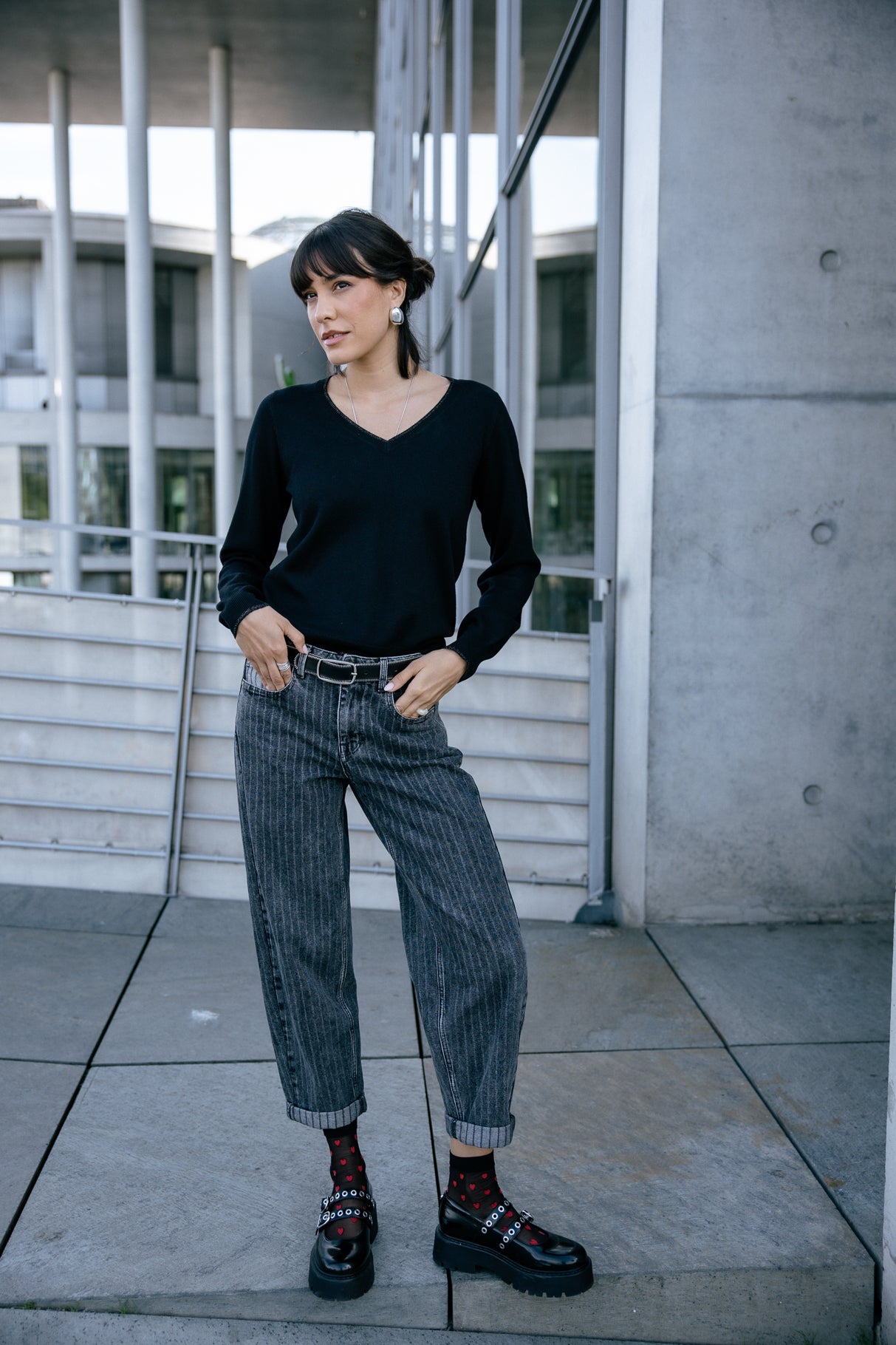 Pull icon dos Femme Lorel black | Freeman T. Porter