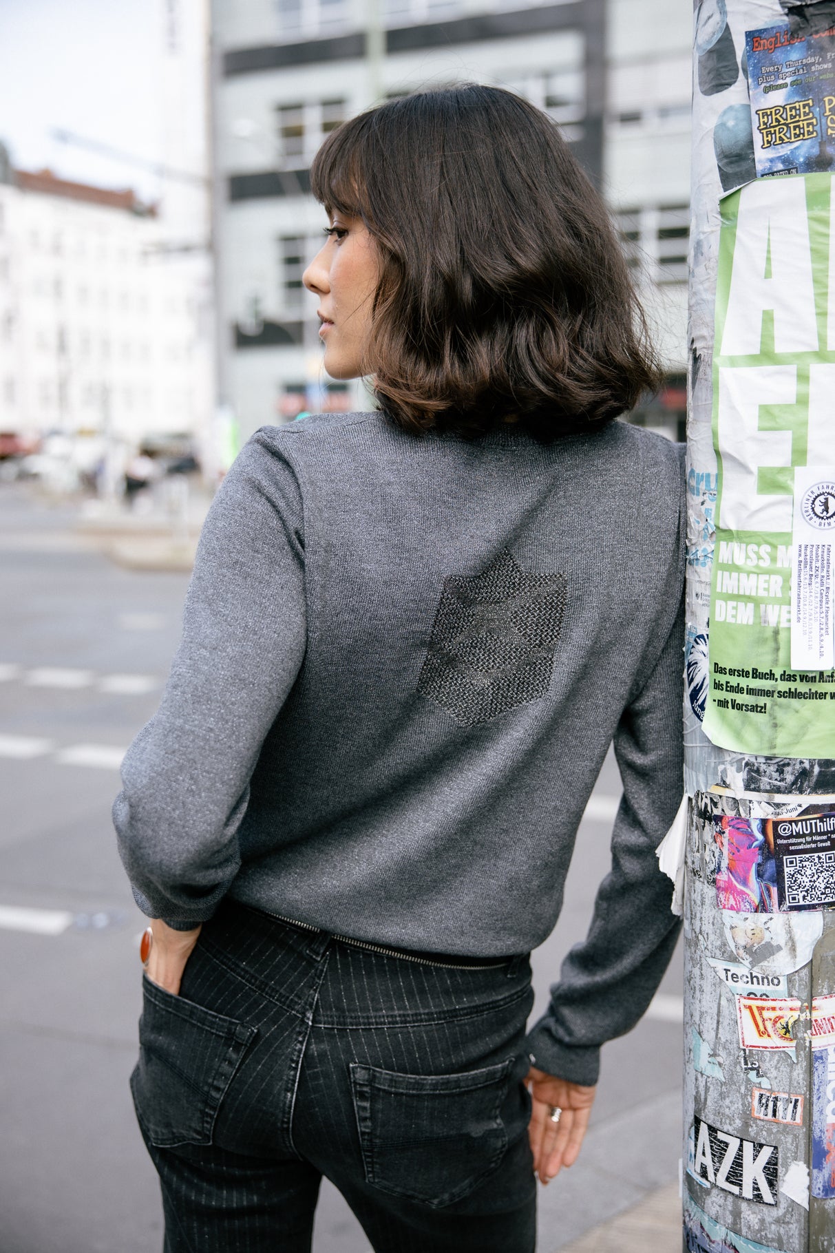 Pull icon dos Femme Lorel silver | Freeman T. Porter
