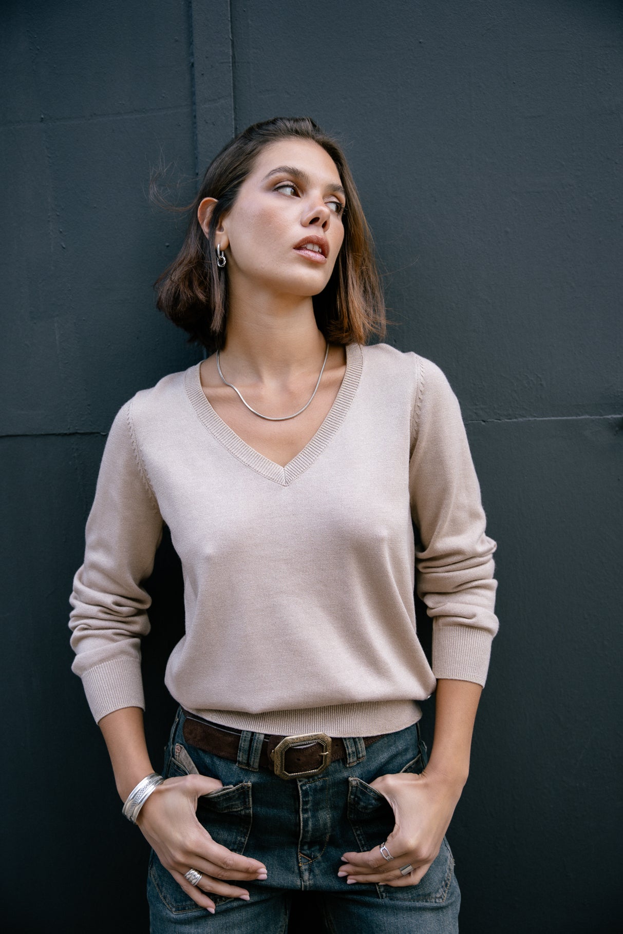 Pull icon dos Femme Lorel ficelle | Freeman T. Porter