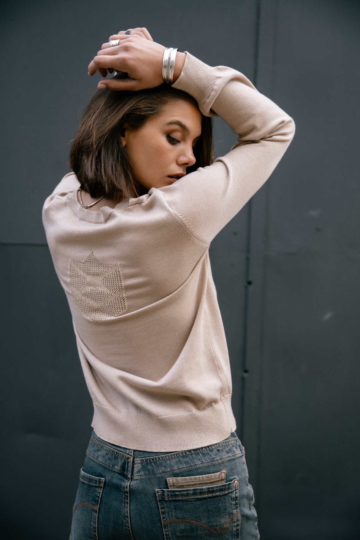 Pull icon dos Femme Lorel ficelle | Freeman T. Porter