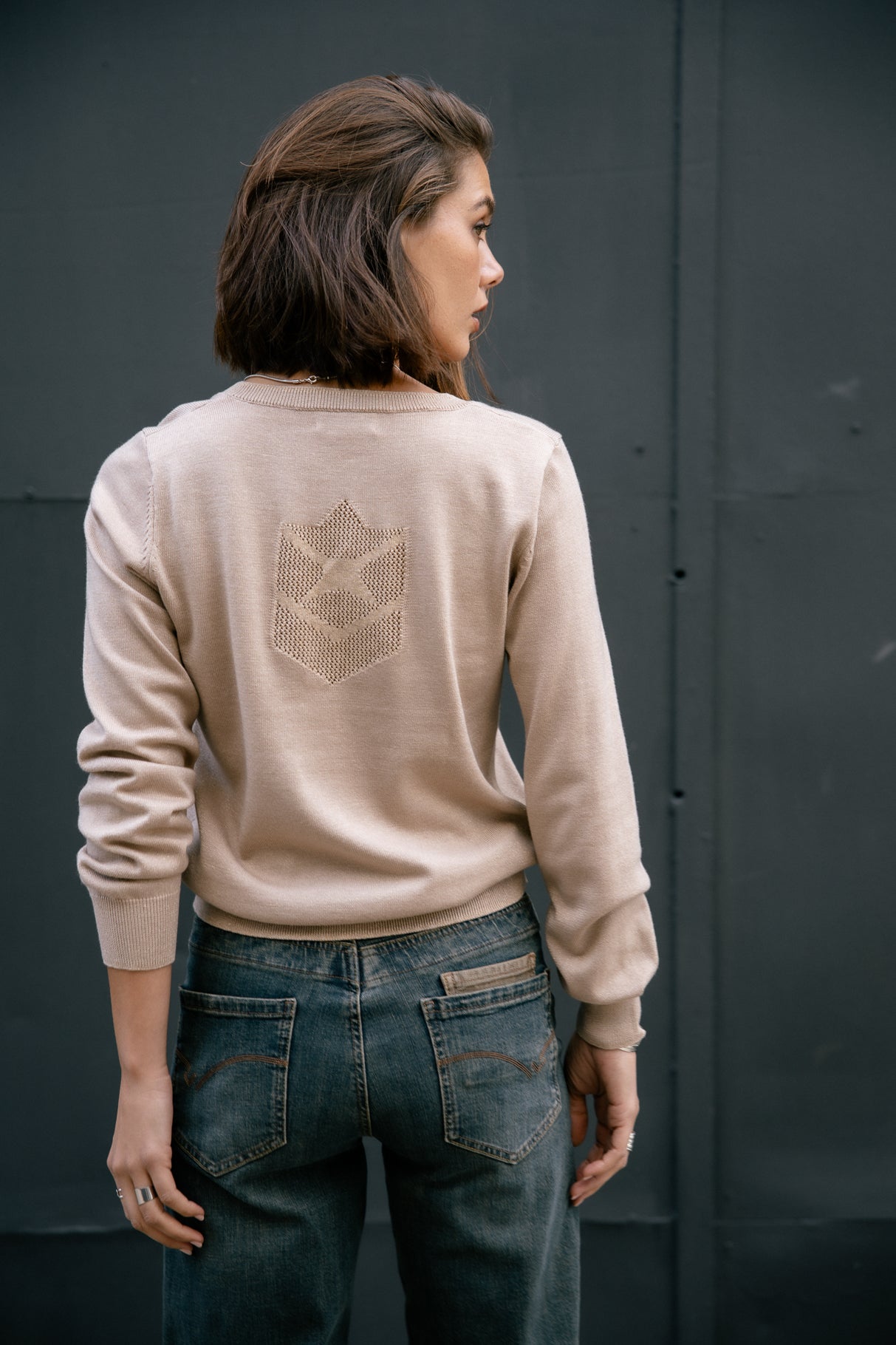 Pull icon dos Femme Lorel ficelle | Freeman T. Porter