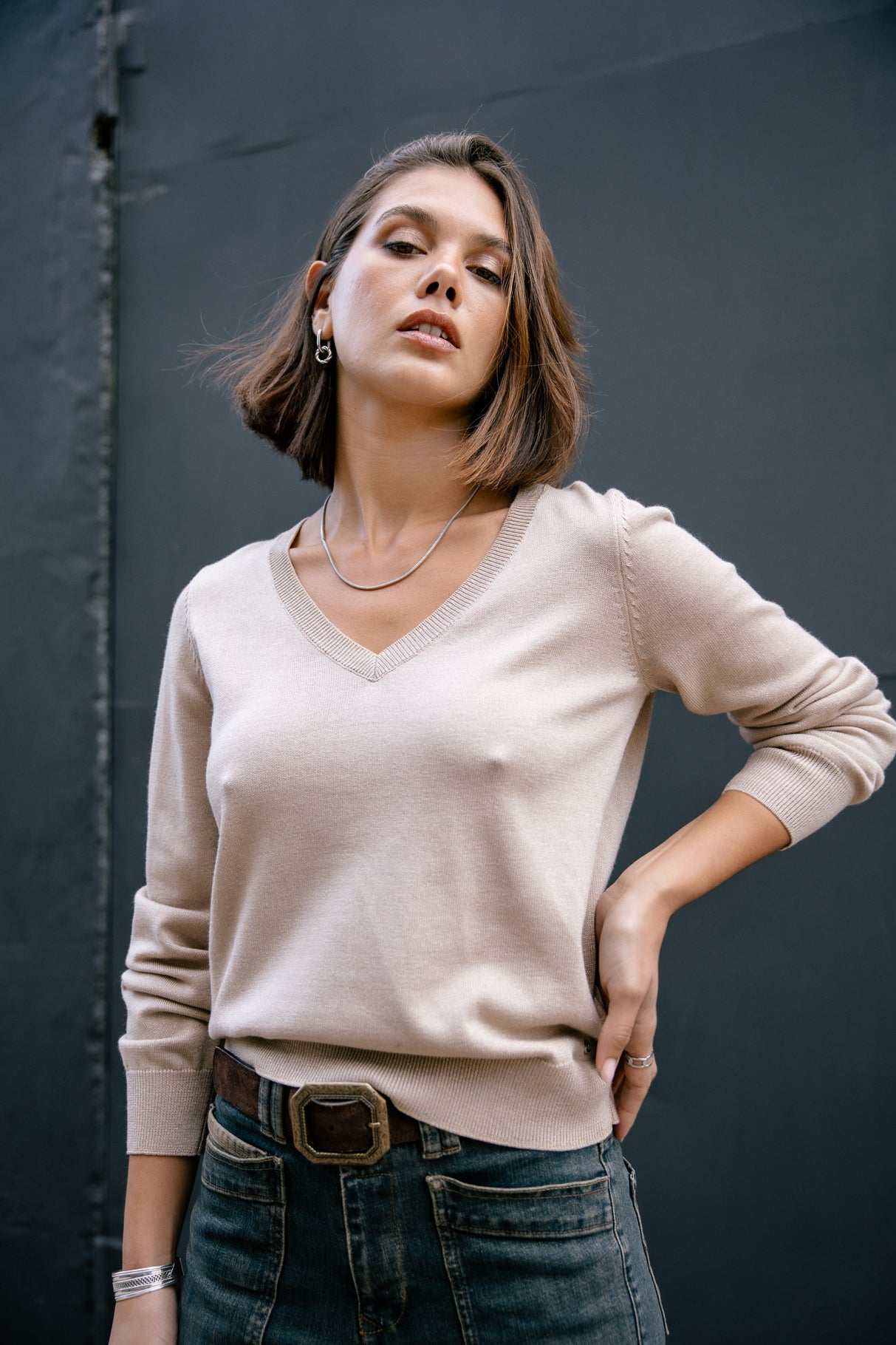 Pull icon dos Femme Lorel ficelle | Freeman T. Porter