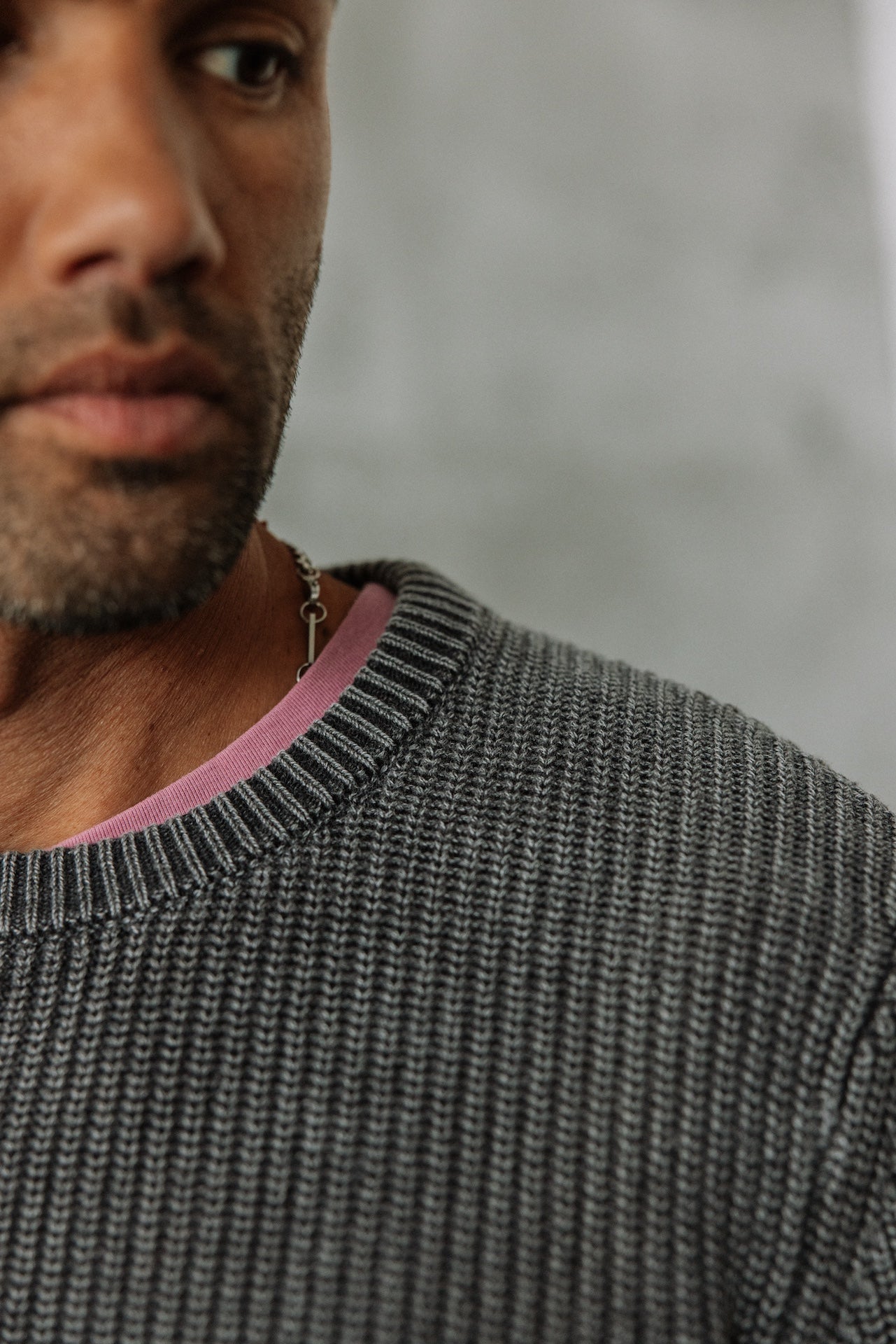 Pull col rond Hombres Pieter Hard anthra | Freeman T. Porter