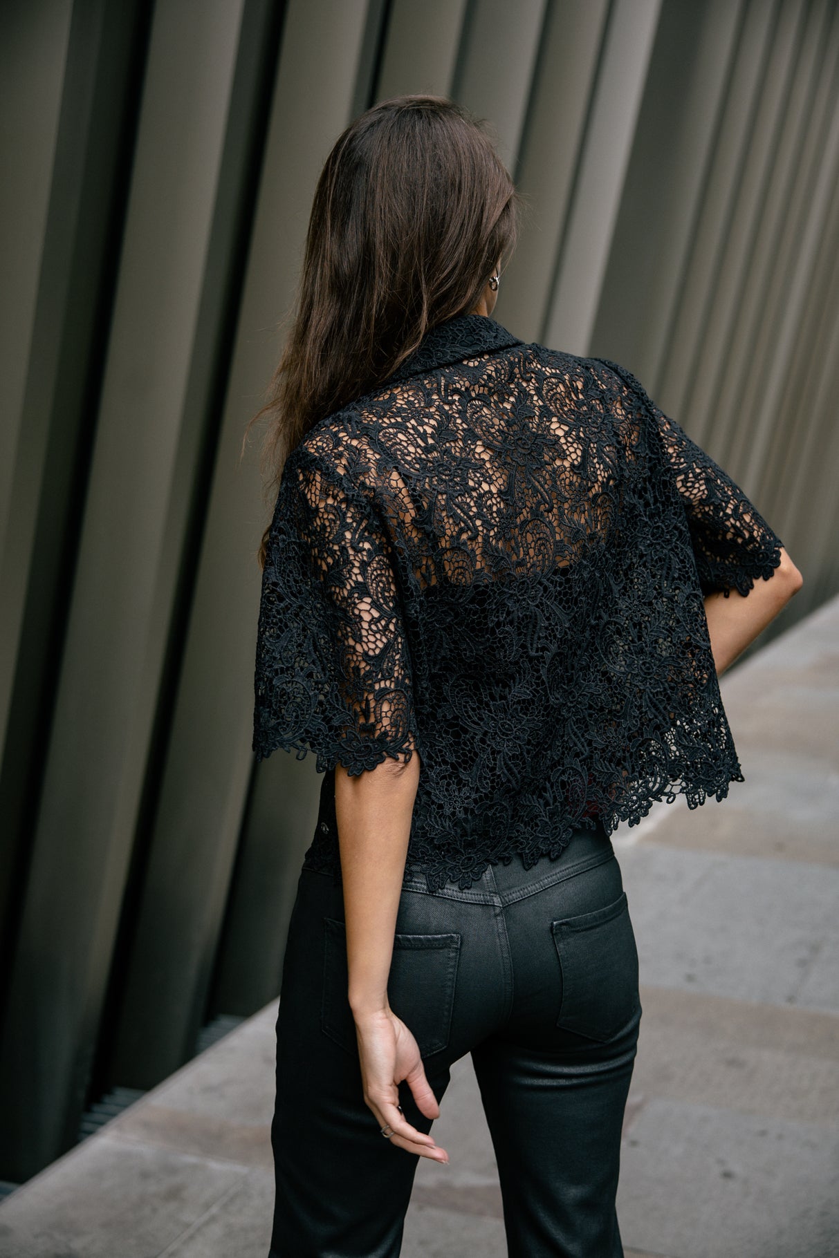 Chemise en dentelle Femme Choko Lace black | Freeman T. Porter