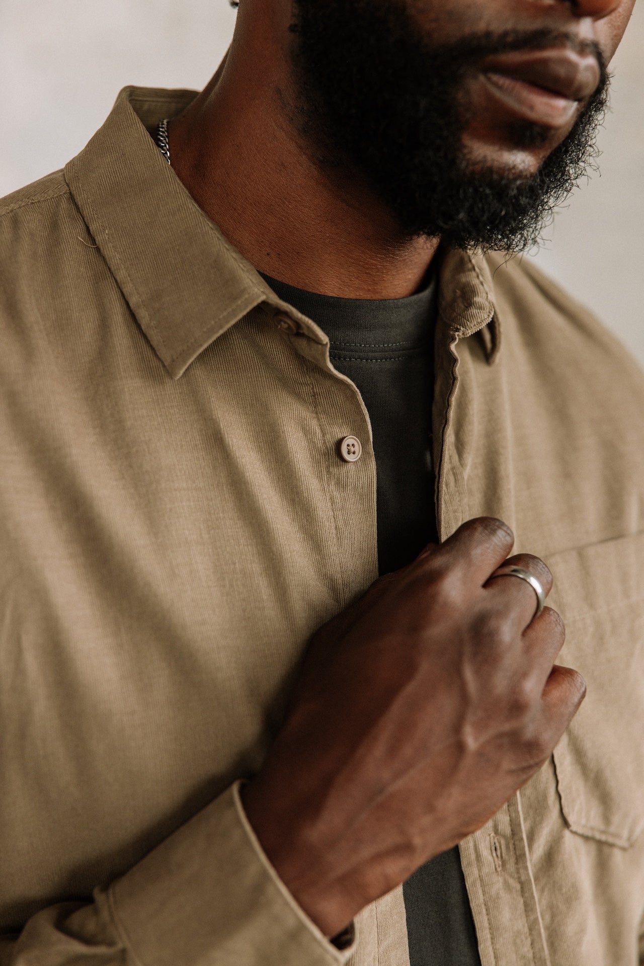 Chemise droite Homme Jeremiah Milleraies vetiver | Freeman T. Porter
