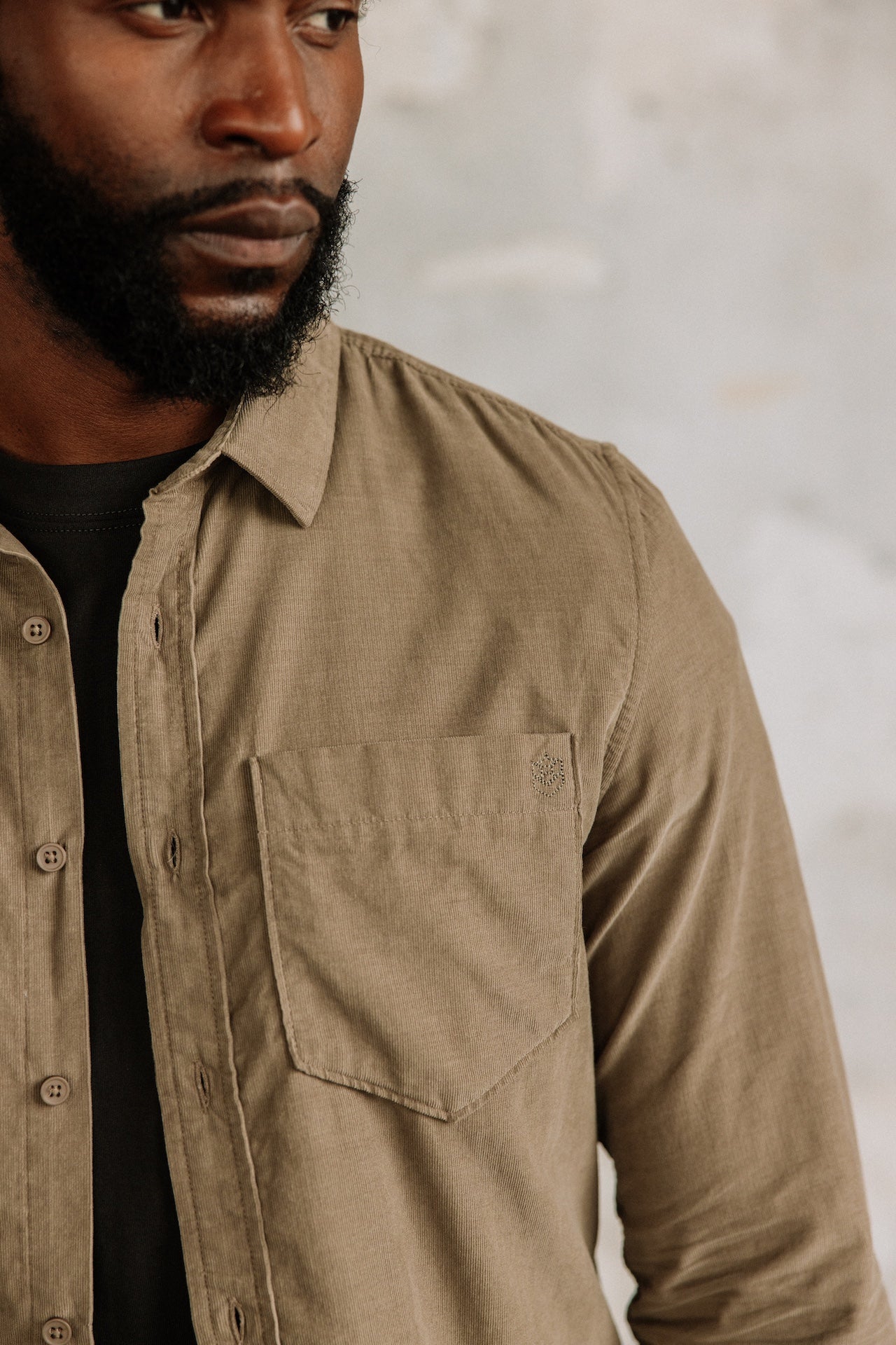 Chemise droite Homme Jeremiah Milleraies vetiver | Freeman T. Porter