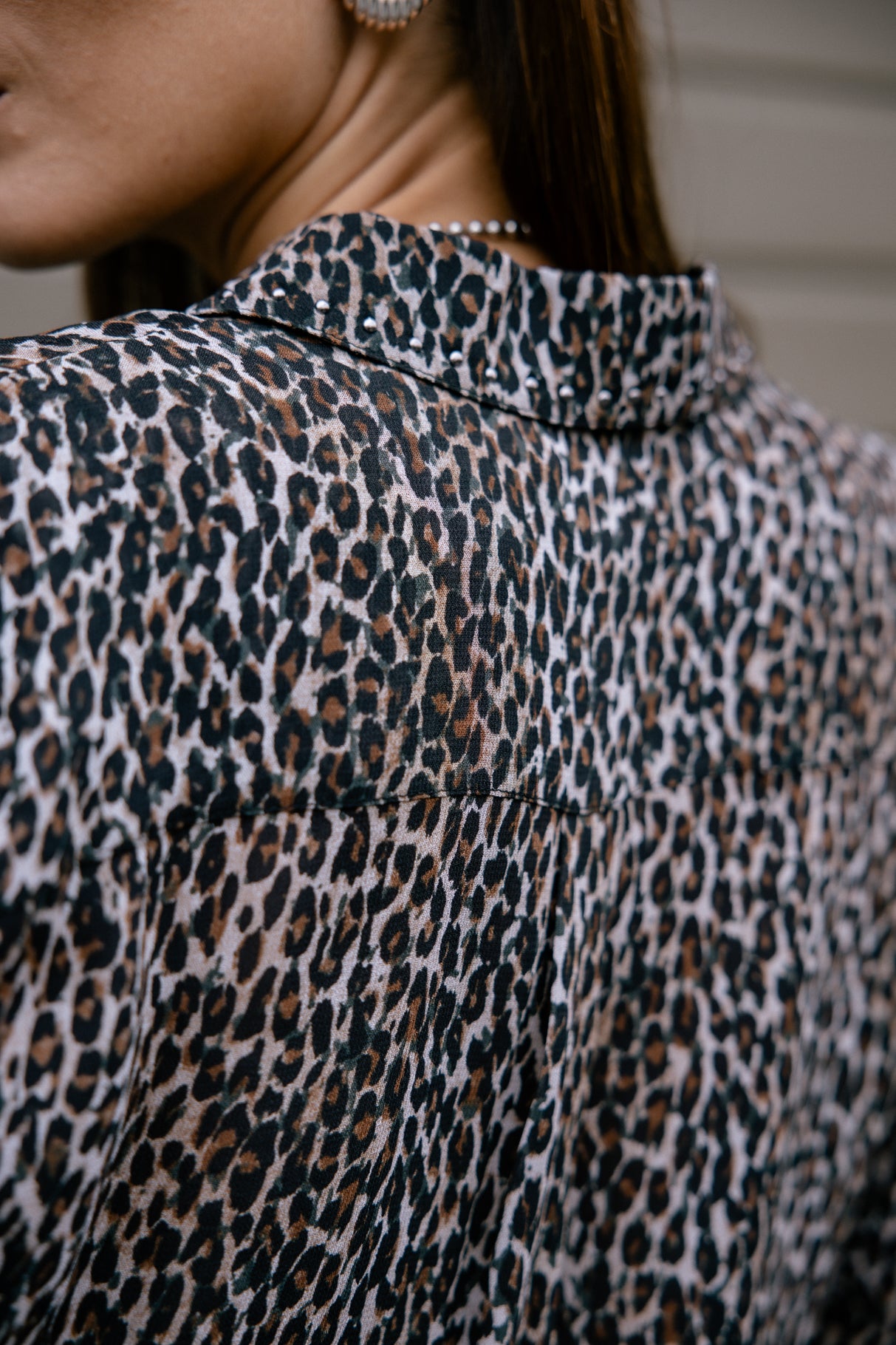 Chemise imprimée léopard Femme Chickya Soft leo original | Freeman T. Porter