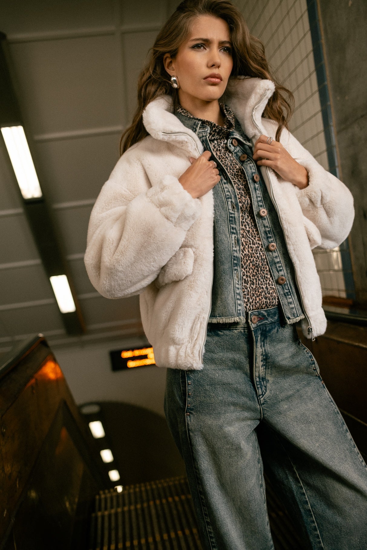 veste fourré femme
