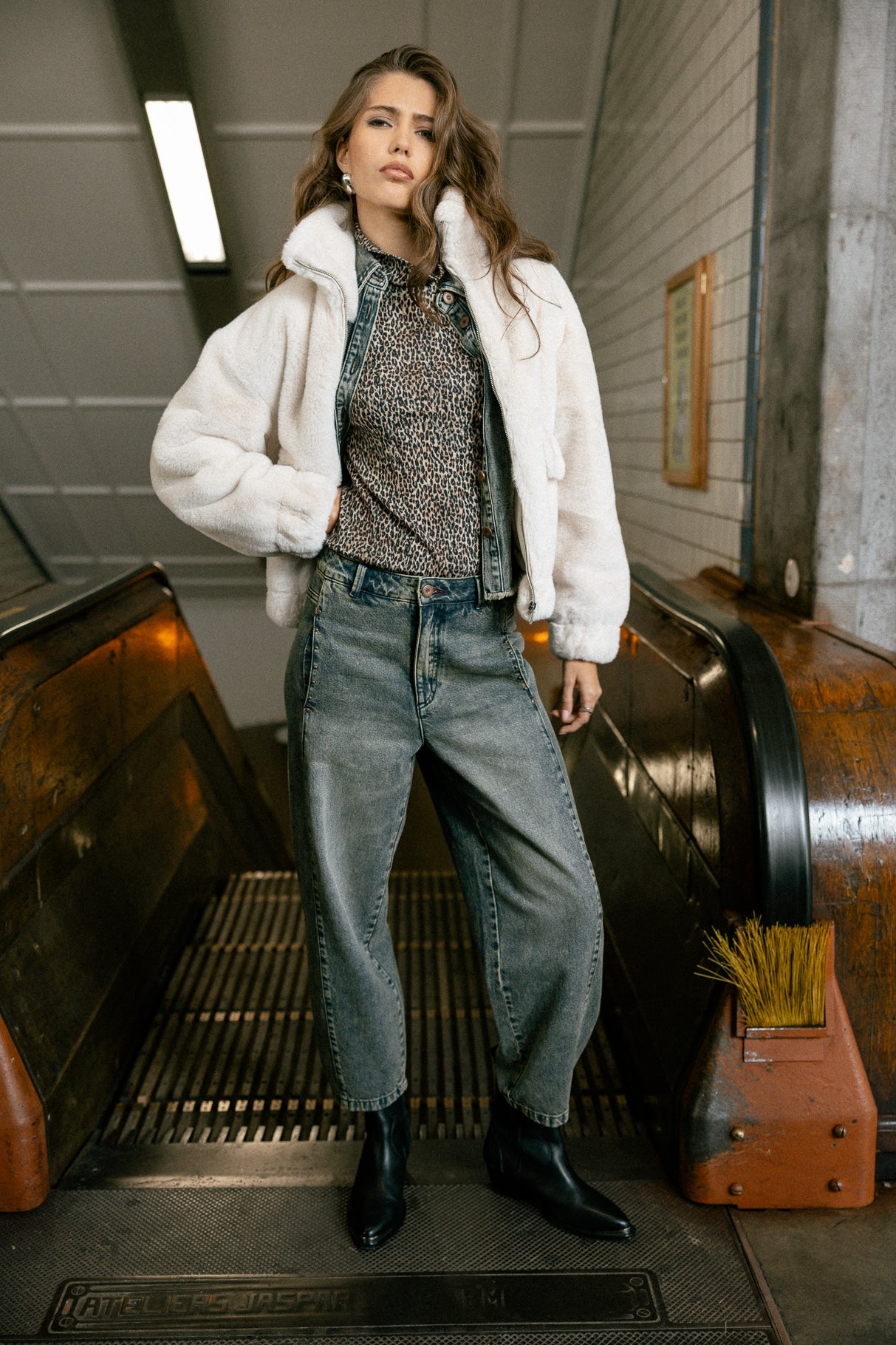 look denim femme