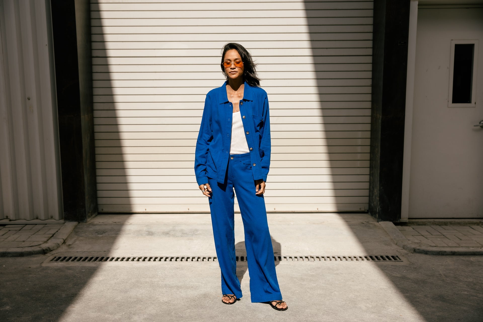 pantalons colorés femme