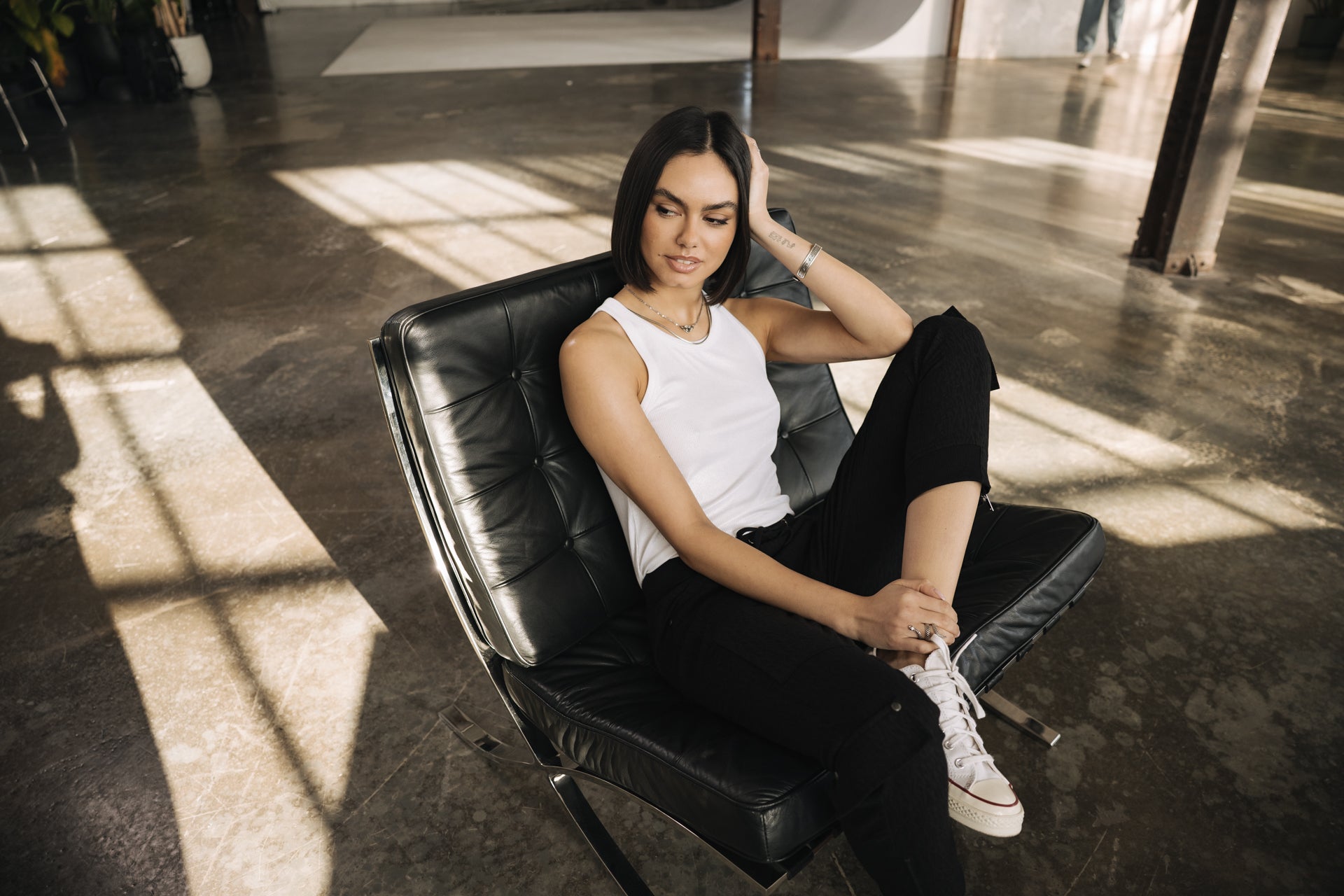Pantalons cropped femme