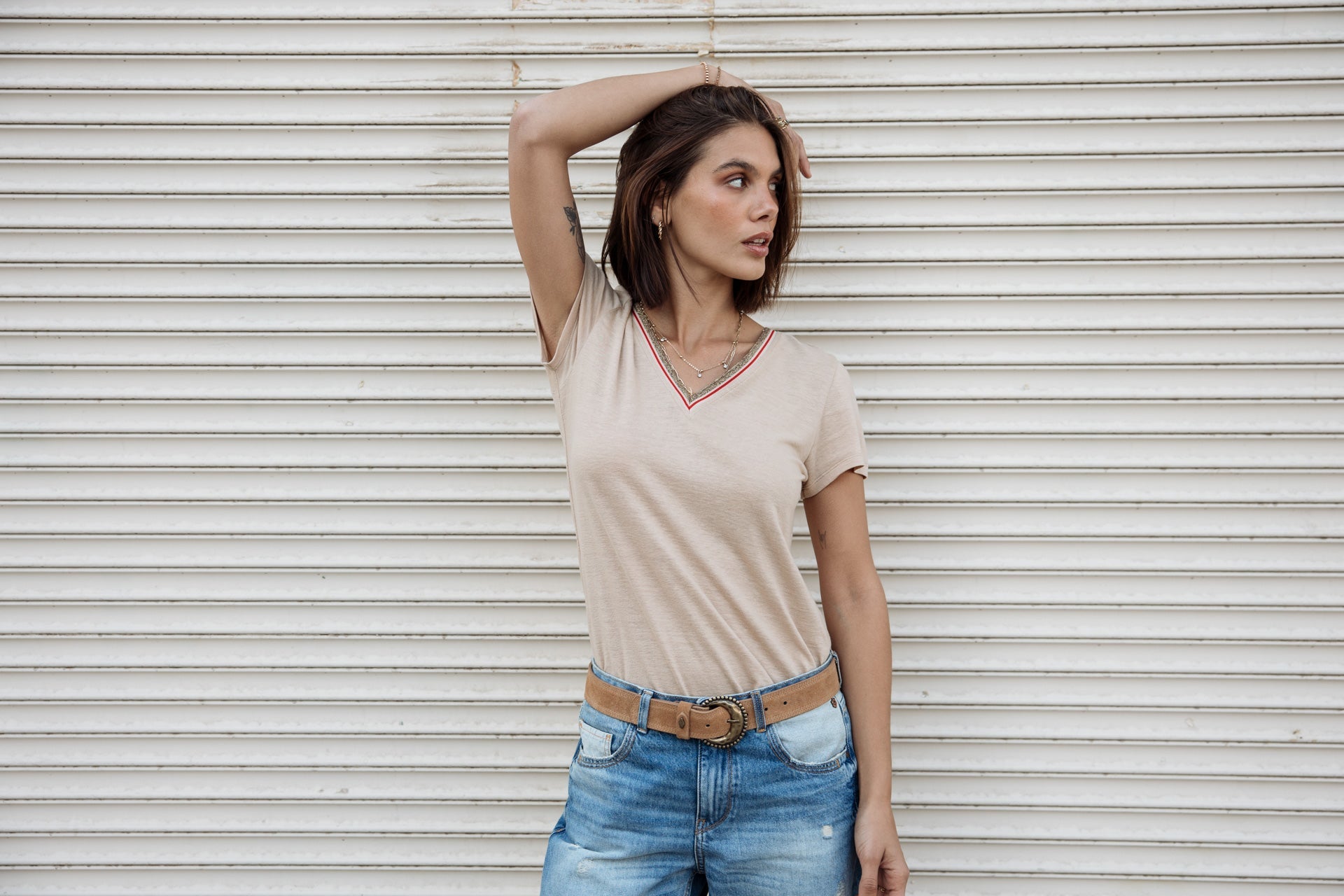 T-shirts en Lin Femme