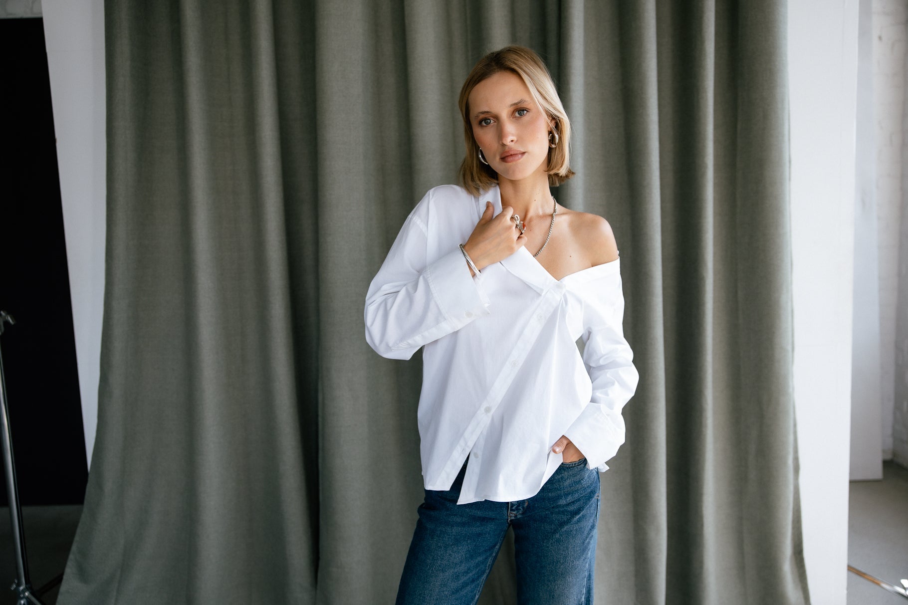 top blanc femme
