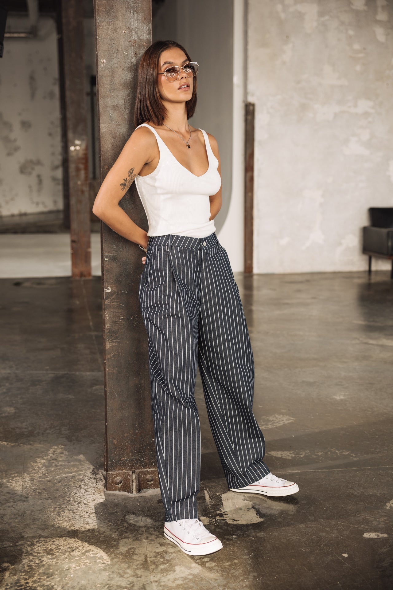 

Vaqueros globo Mujer Archy navy | Freeman T. Porter