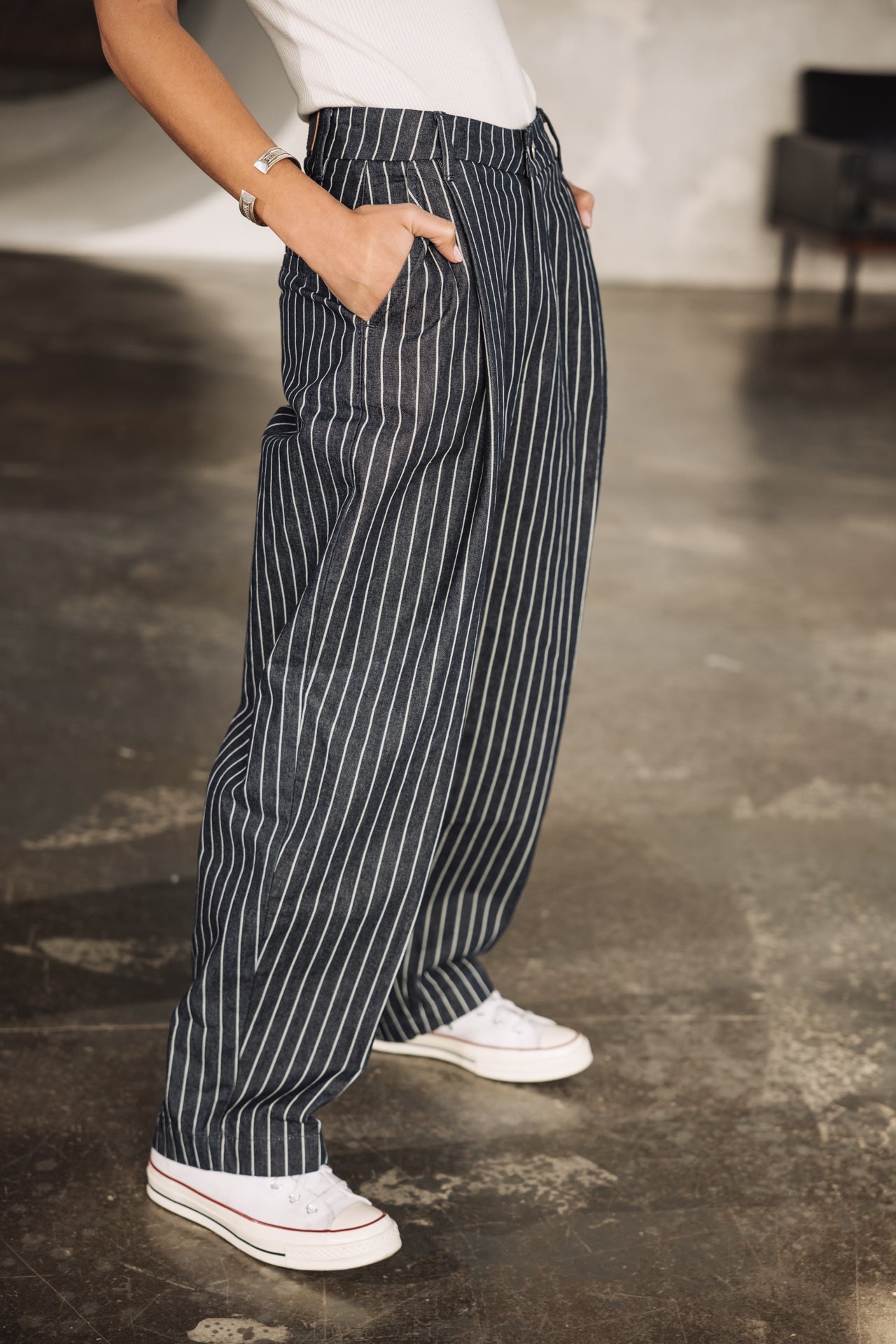 

Vaqueros globo Mujer Archy navy | Freeman T. Porter