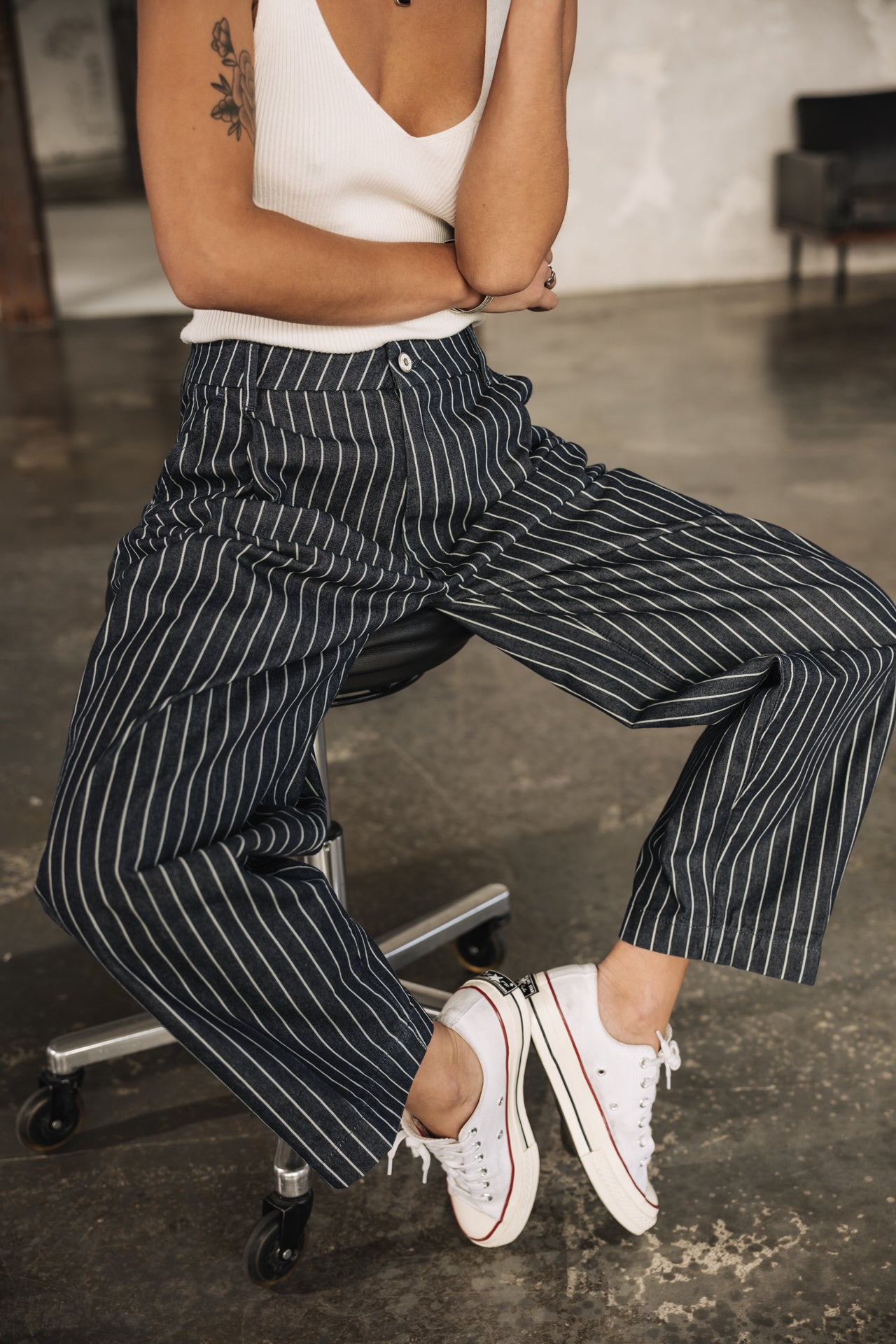 

Vaqueros globo Mujer Archy navy | Freeman T. Porter