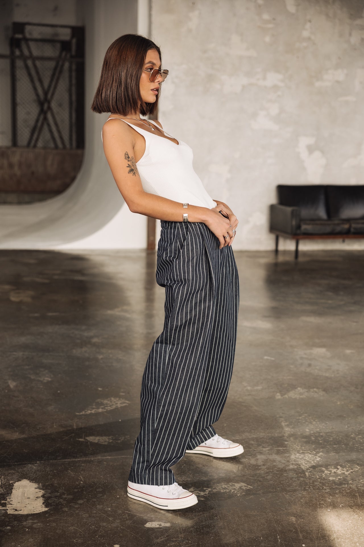 

Vaqueros globo Mujer Archy navy | Freeman T. Porter