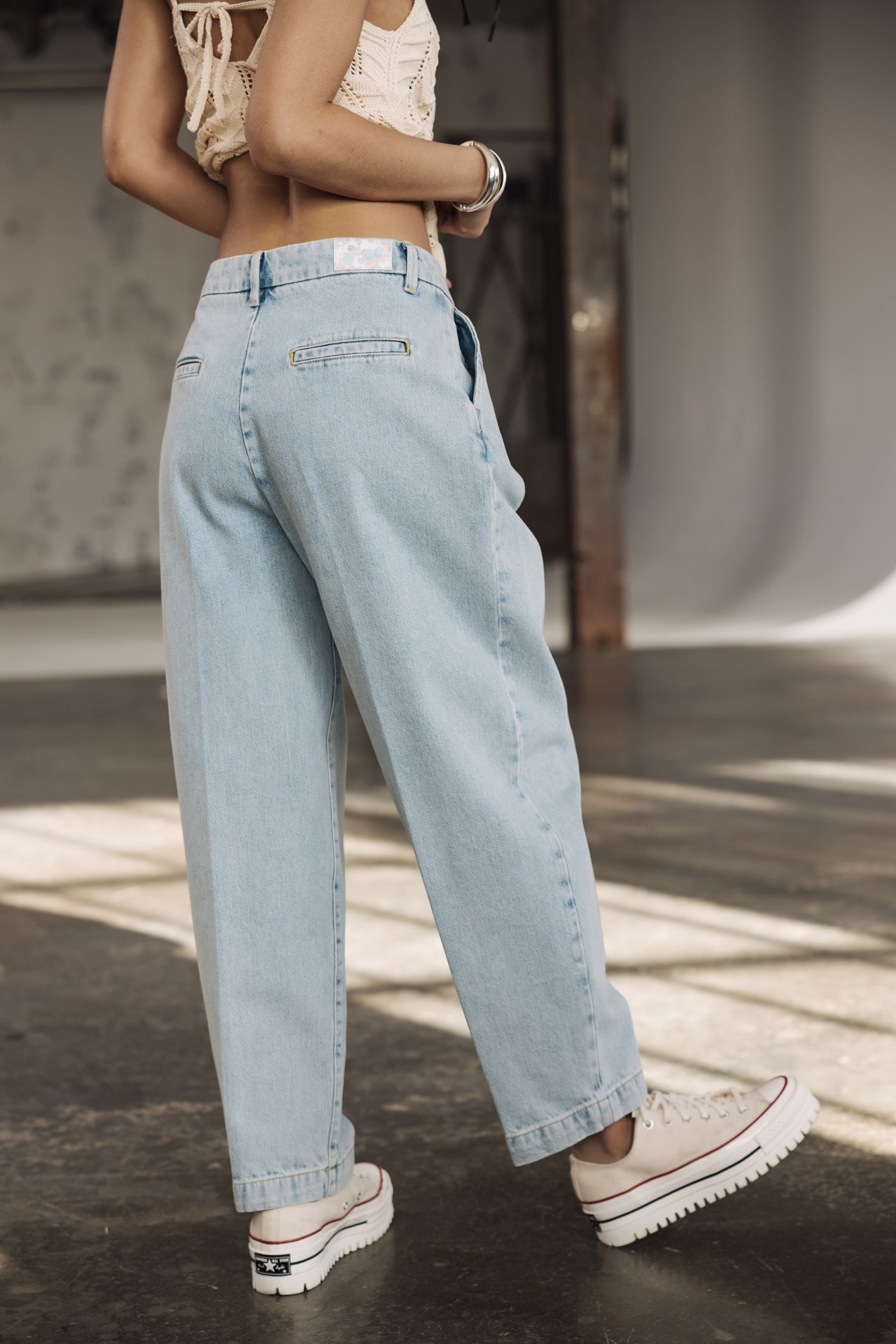 

Vaqueros globo Mujer Archy light blue | Freeman T. Porter