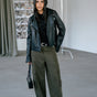 

Pantalon large cargo Femme Bono Tencely olive night | Freeman T. Porter