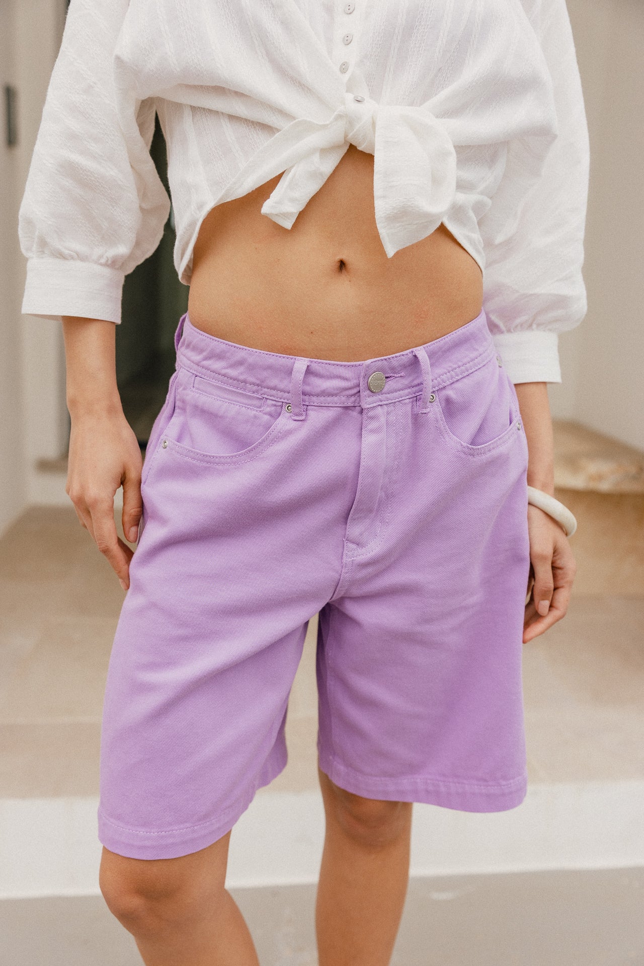 

Short large style bermuda  Femme Clyde Kidney orchid | Freeman T. Porter