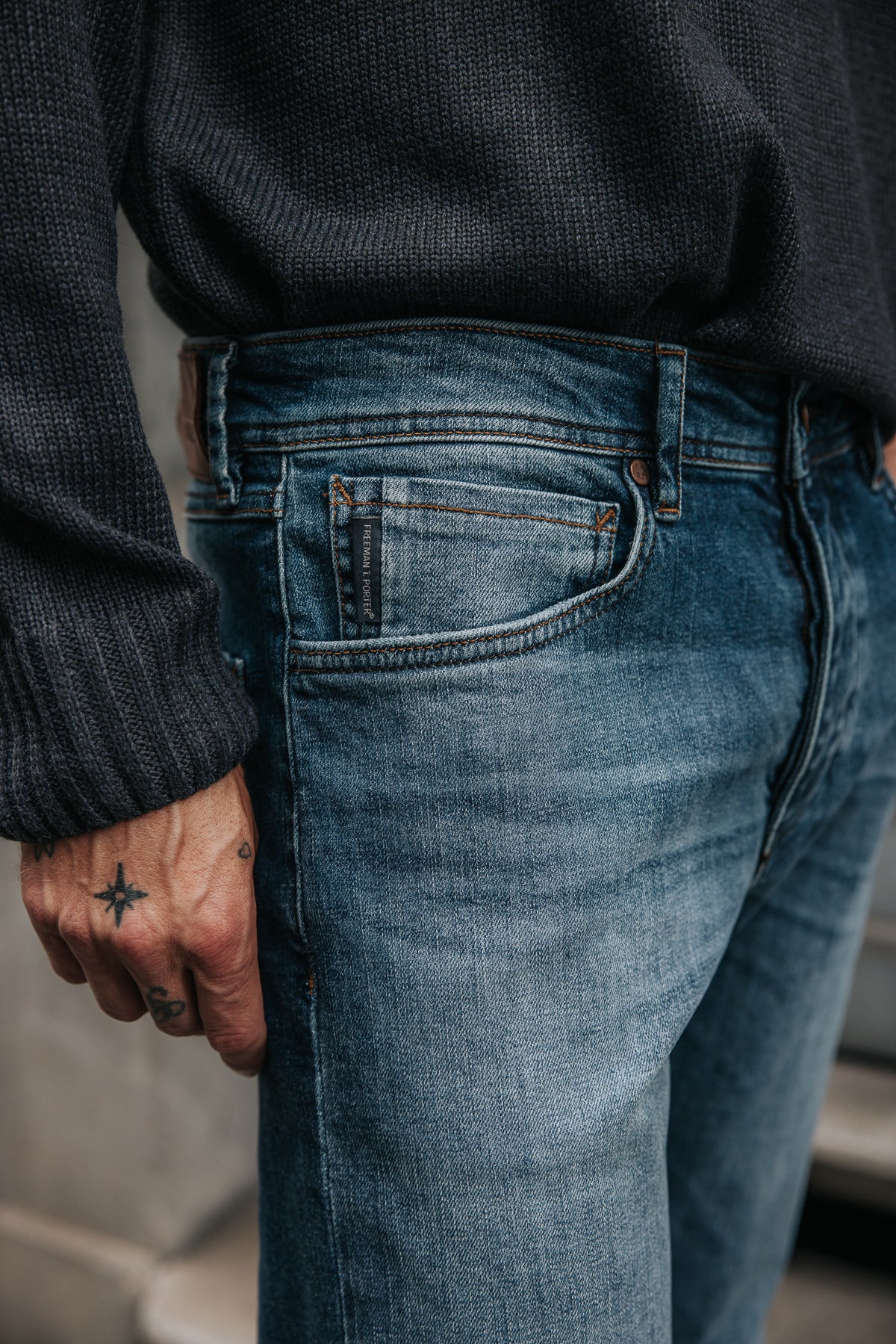 

Jeans droit Homme Eddy faporo | Freeman T. Porter