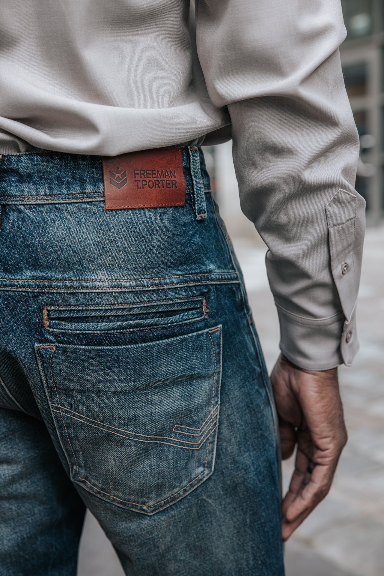 

Straight Jeans Herren Eddy farsund | Freeman T. Porter