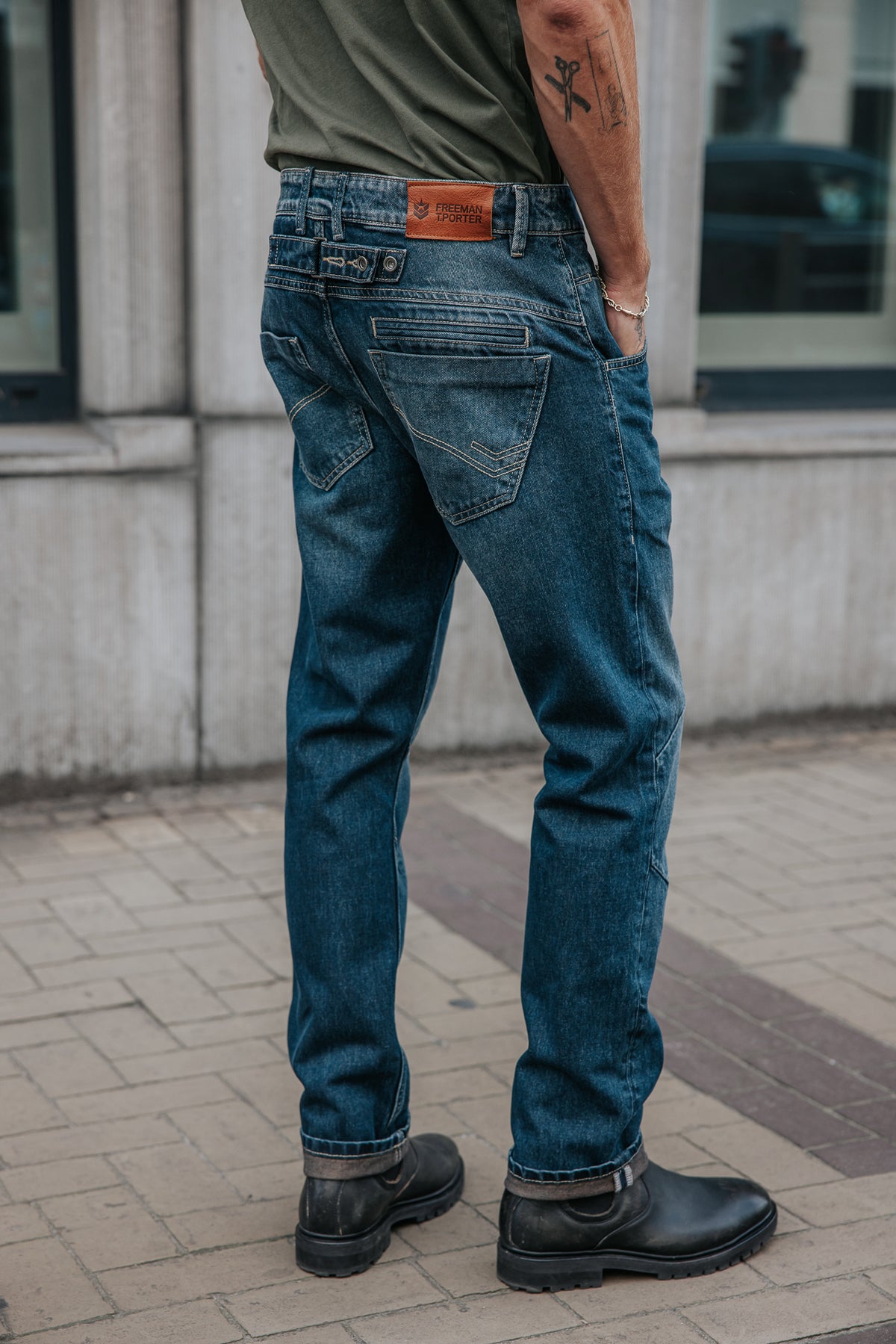 

Straight Jeans Herren Eddy befton | Freeman T. Porter