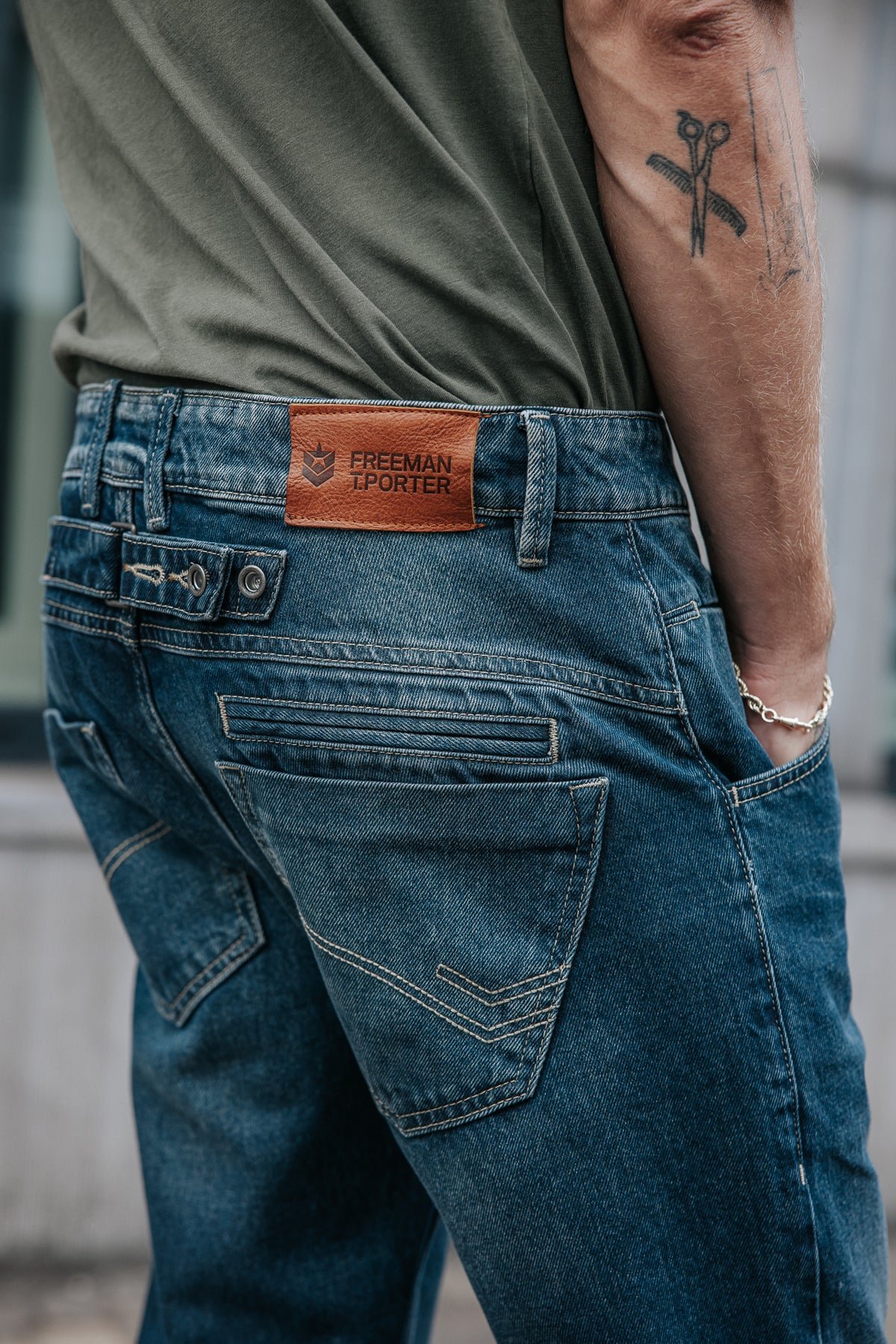 

Straight Jeans Herren Eddy befton | Freeman T. Porter