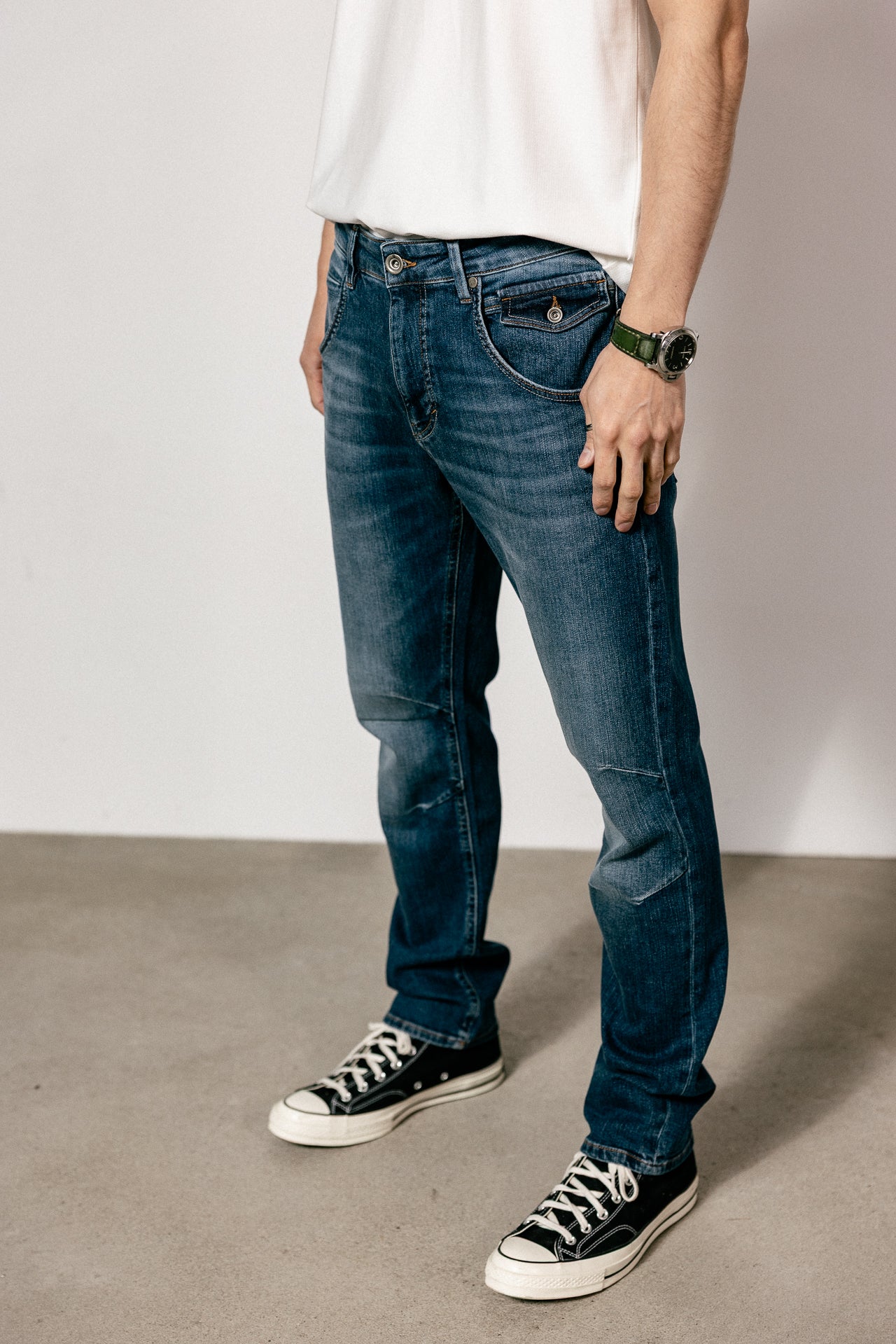 

Jeans droit Homme Eddy samba dark | Freeman T. Porter