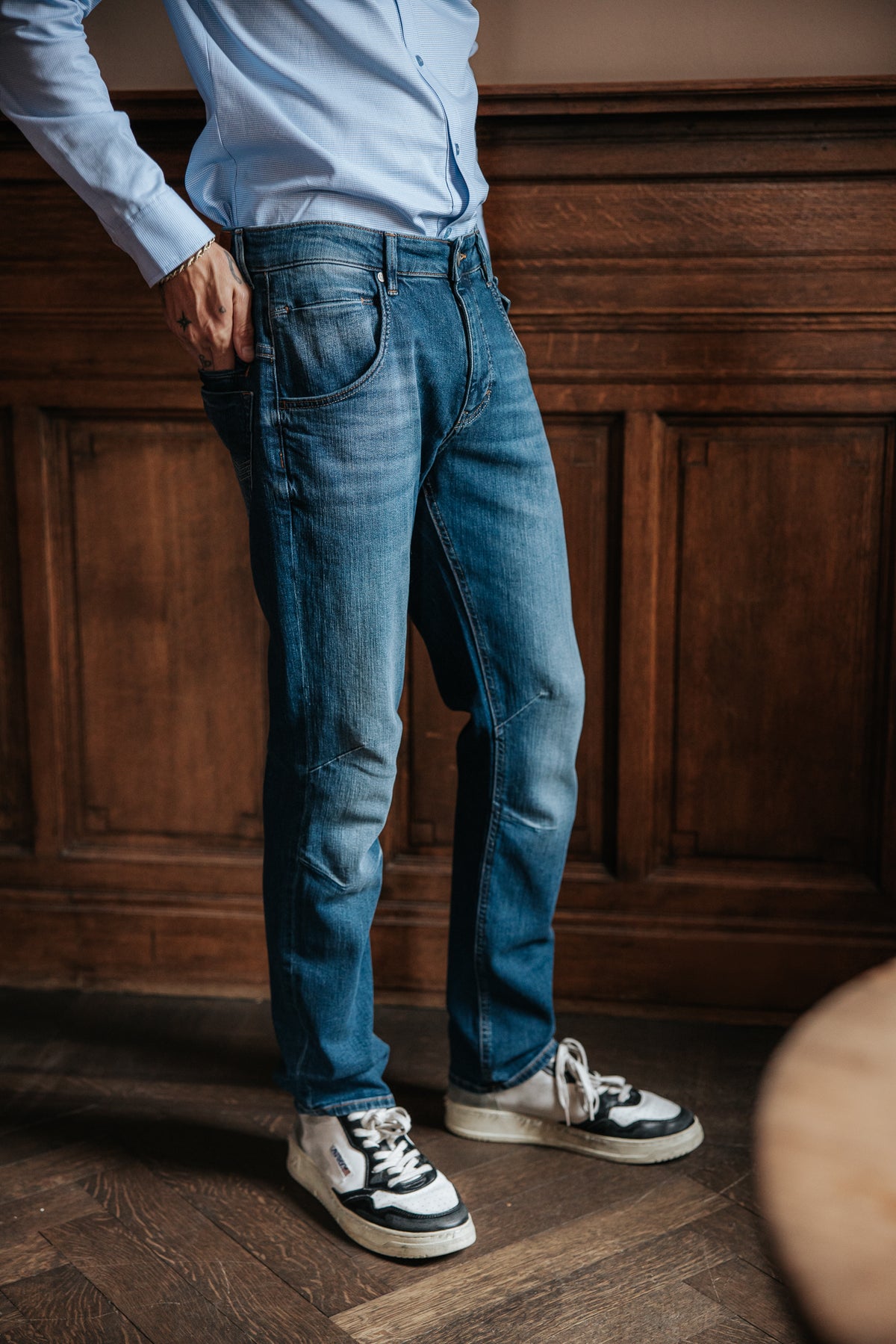 

Gerade Jeans Herren Eddy samba dark | Freeman T. Porter
