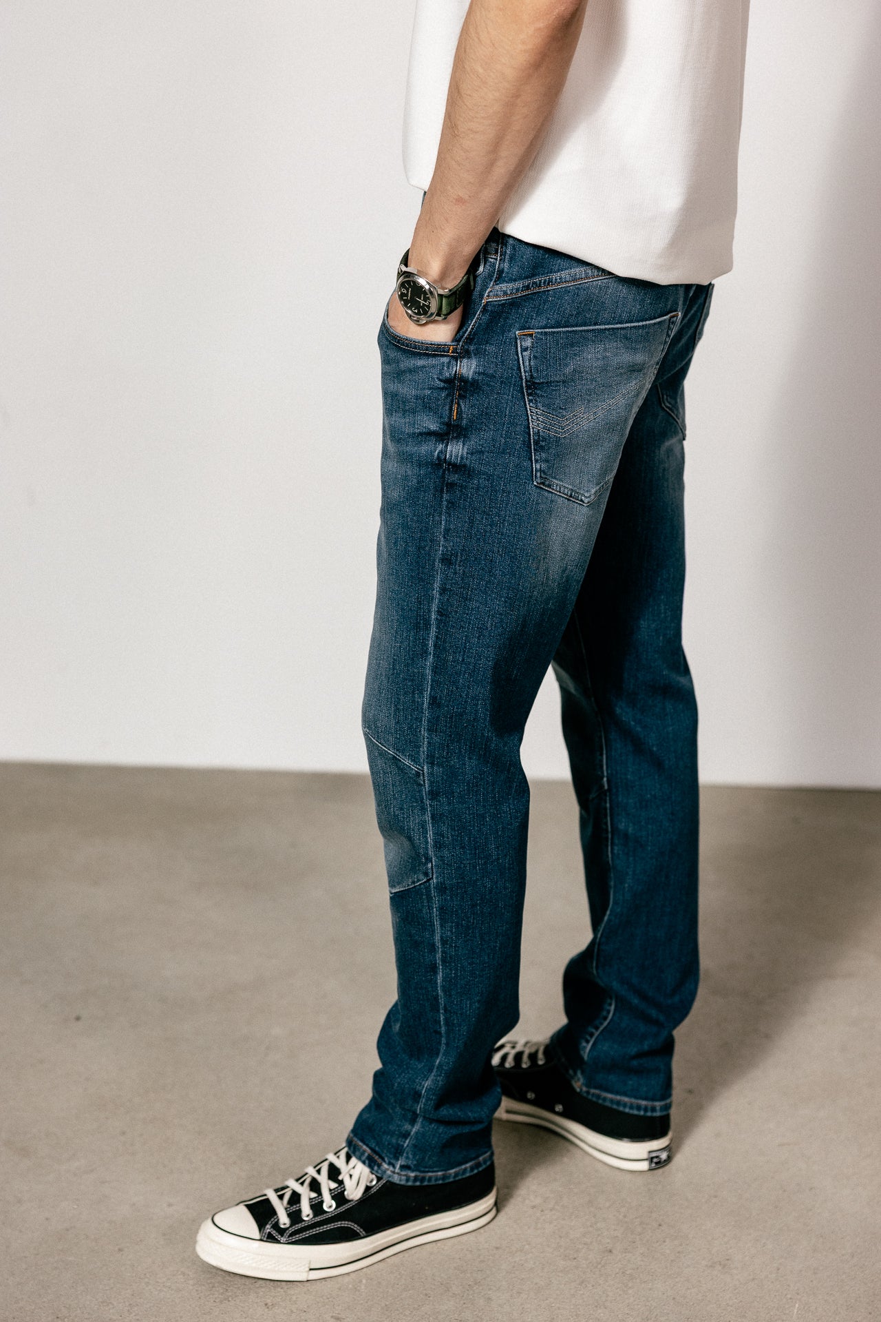 

Jeans droit Homme Eddy samba dark | Freeman T. Porter