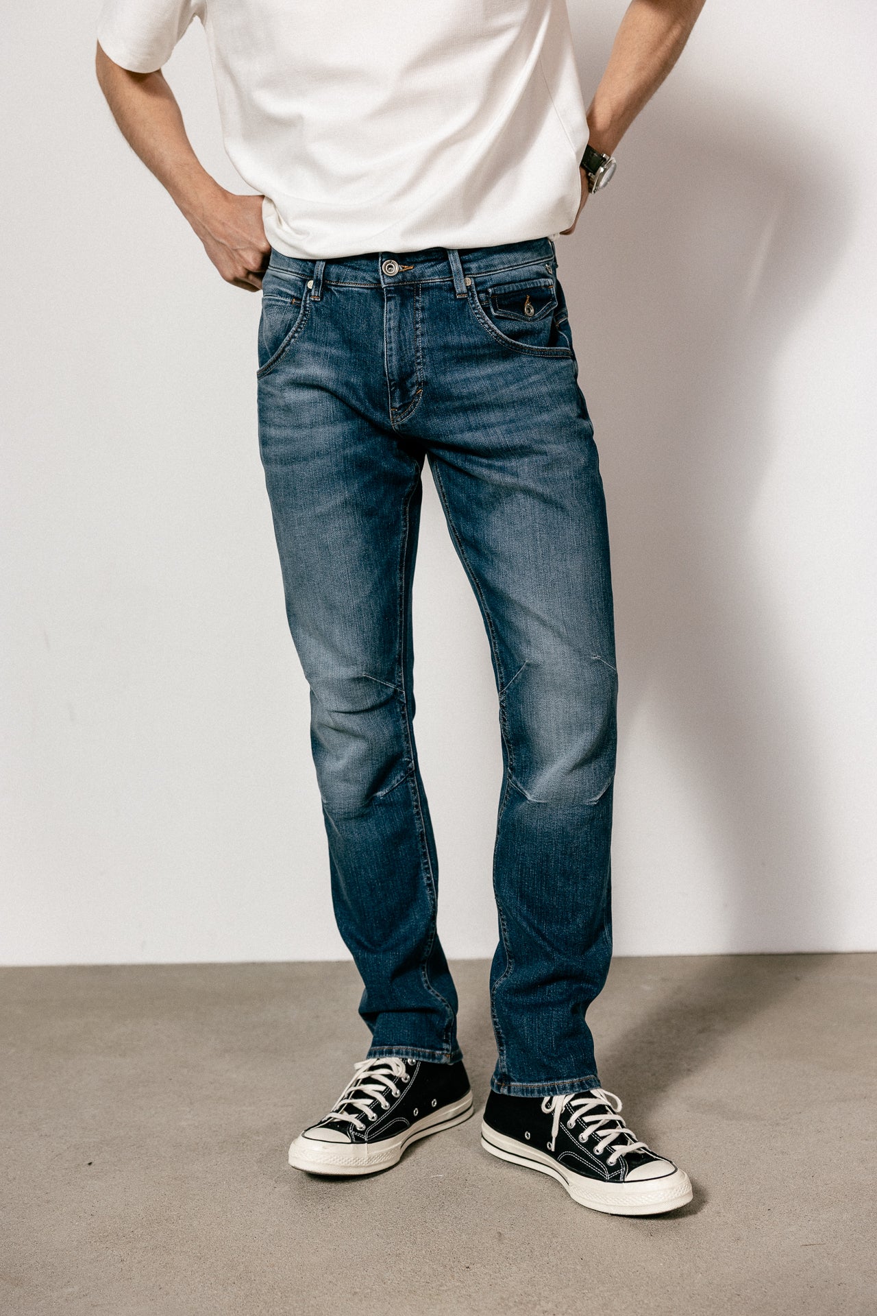 

Jeans droit Homme Eddy samba dark | Freeman T. Porter