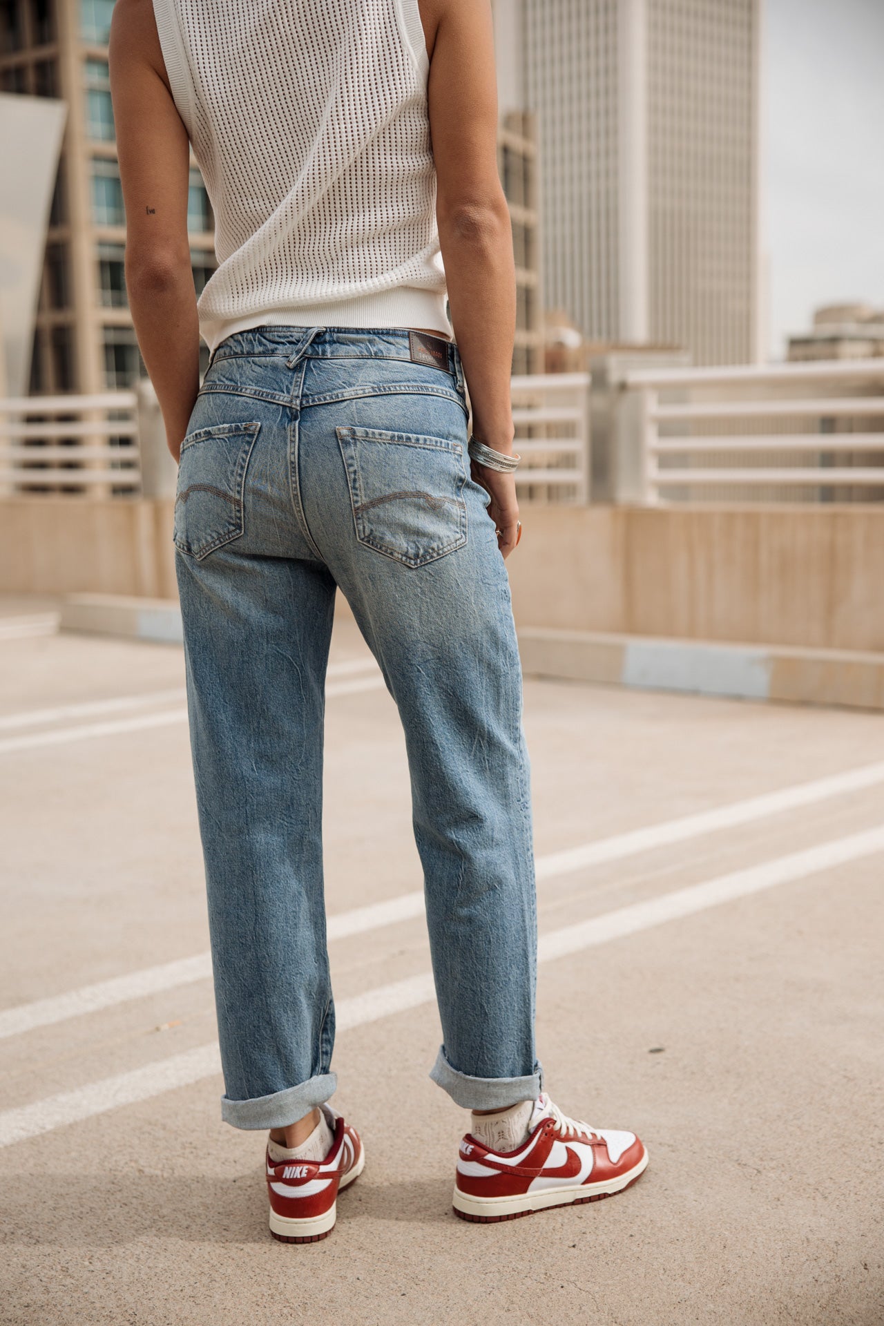 

Straight cropped jeans Woman Scarlett bocaina | Freeman T. Porter