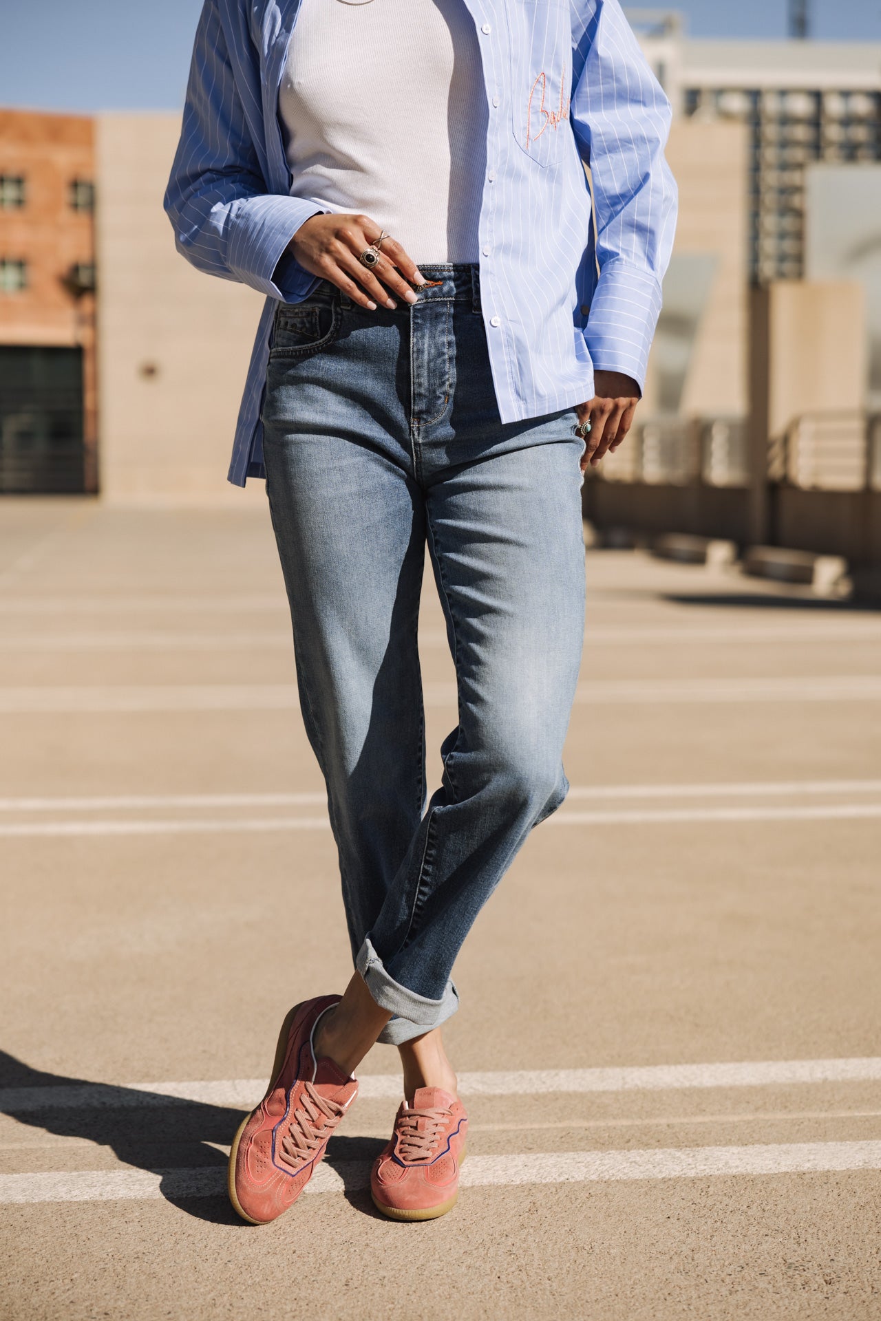 

Straight cropped jeans Woman Scarlett saopolo med | Freeman T. Porter