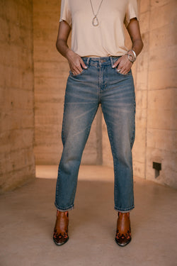 

Jeans 7/8 de tiro alto Mujer Scarlett muster | Freeman T. Porter
