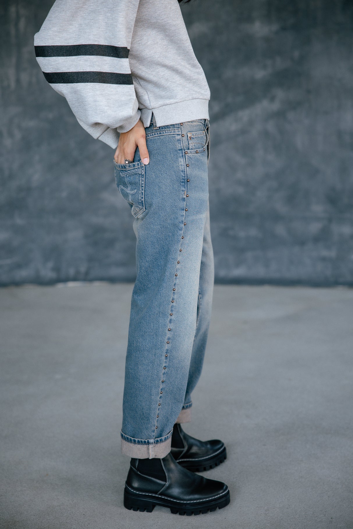 

Jeans 7/8 cintura alta Mujer Scarlett muster | Freeman T. Porter