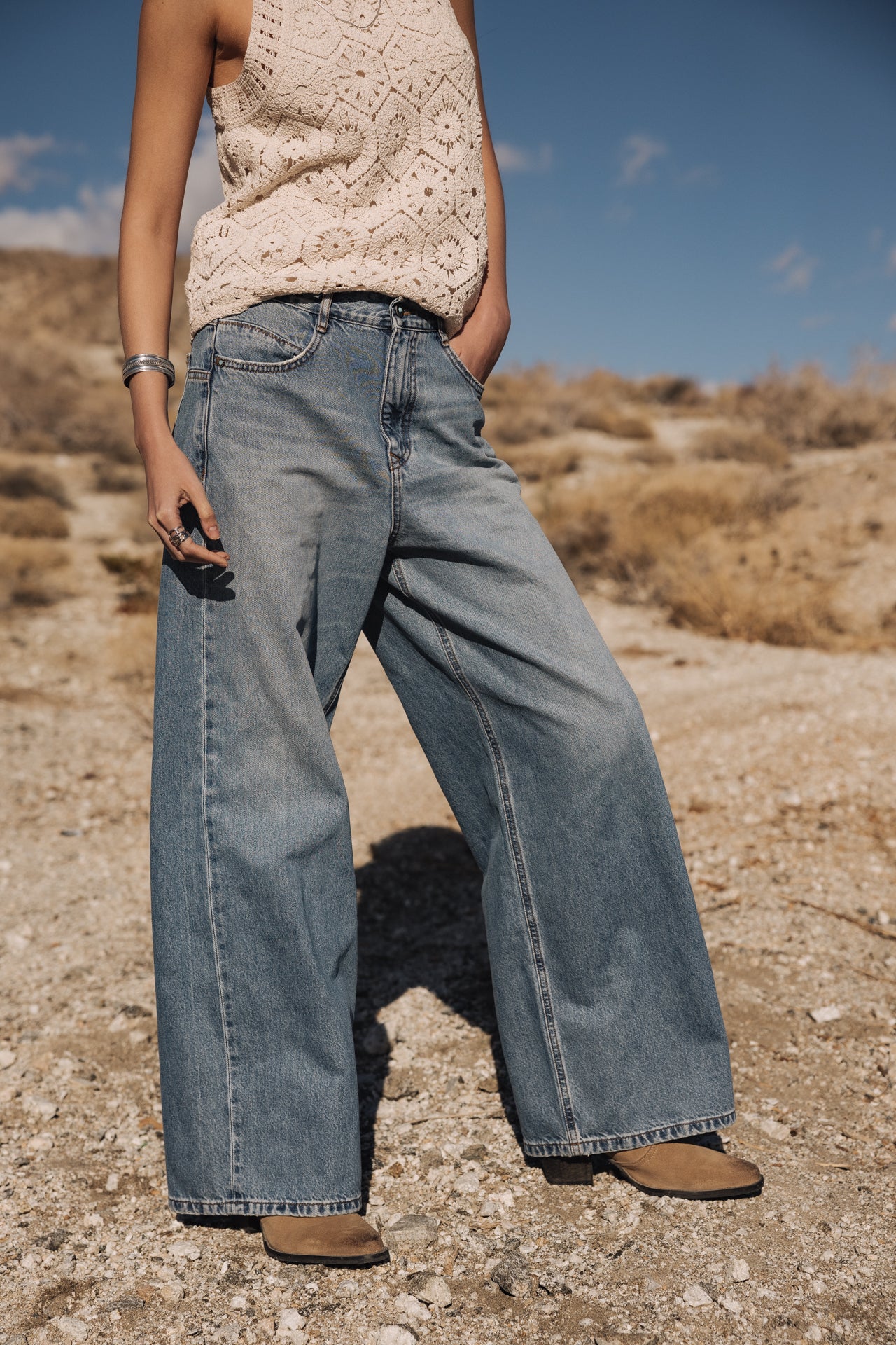

Vaqueros de pata ancha Mujer Jane syracuse | Freeman T. Porter