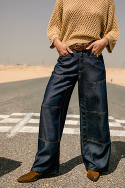 

Wide-Leg Jeans Damen Jane mauricia dark | Freeman T. Porter