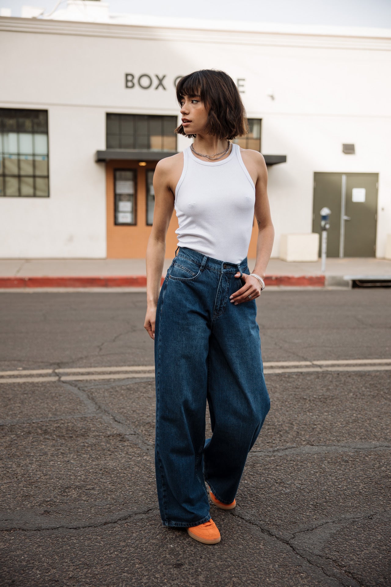 

Vaqueros de pata ancha Mujer Jane Denim pueblo | Freeman T. Porter
