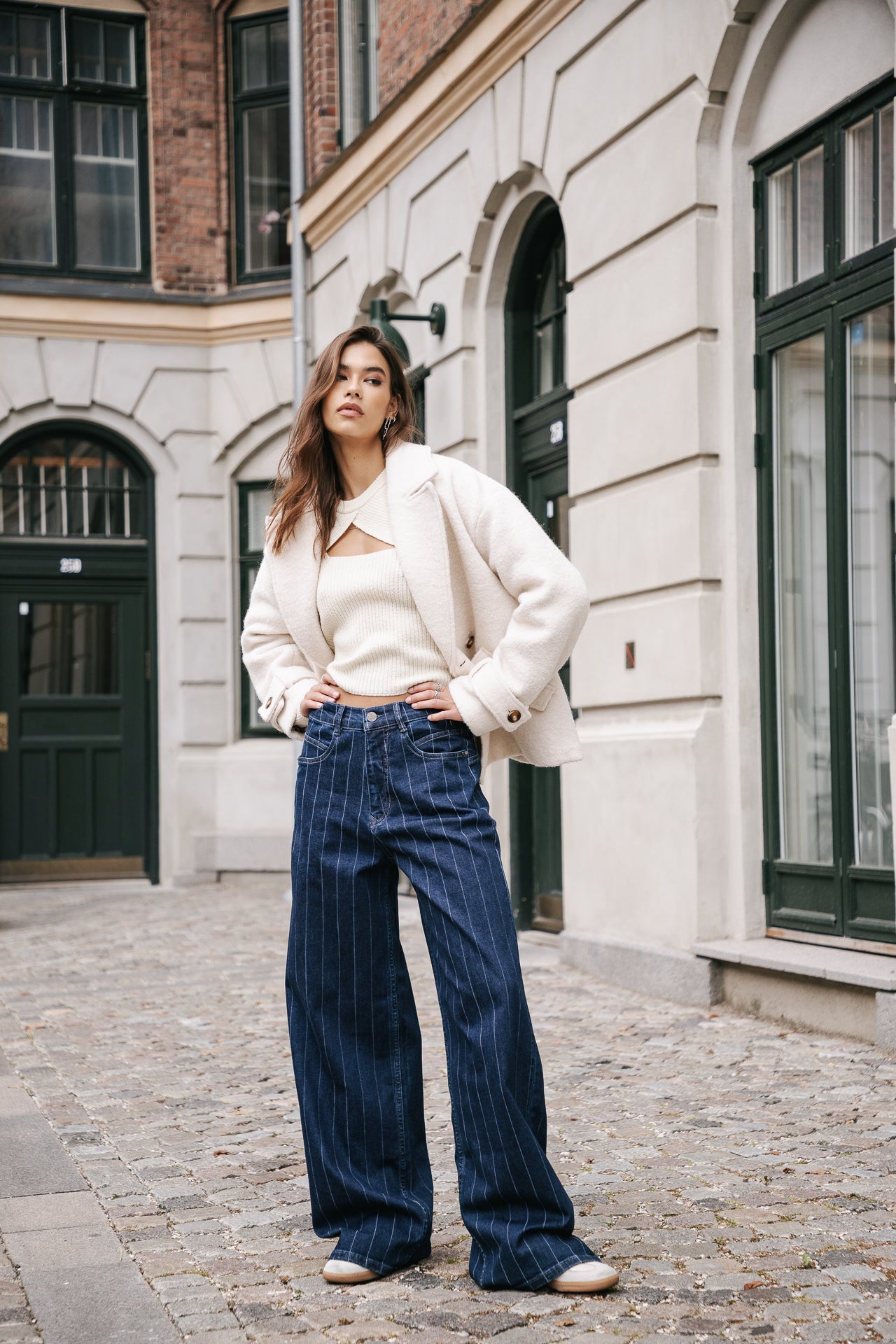 

Jeans large Femme Jane piazalli blue | Freeman T. Porter
