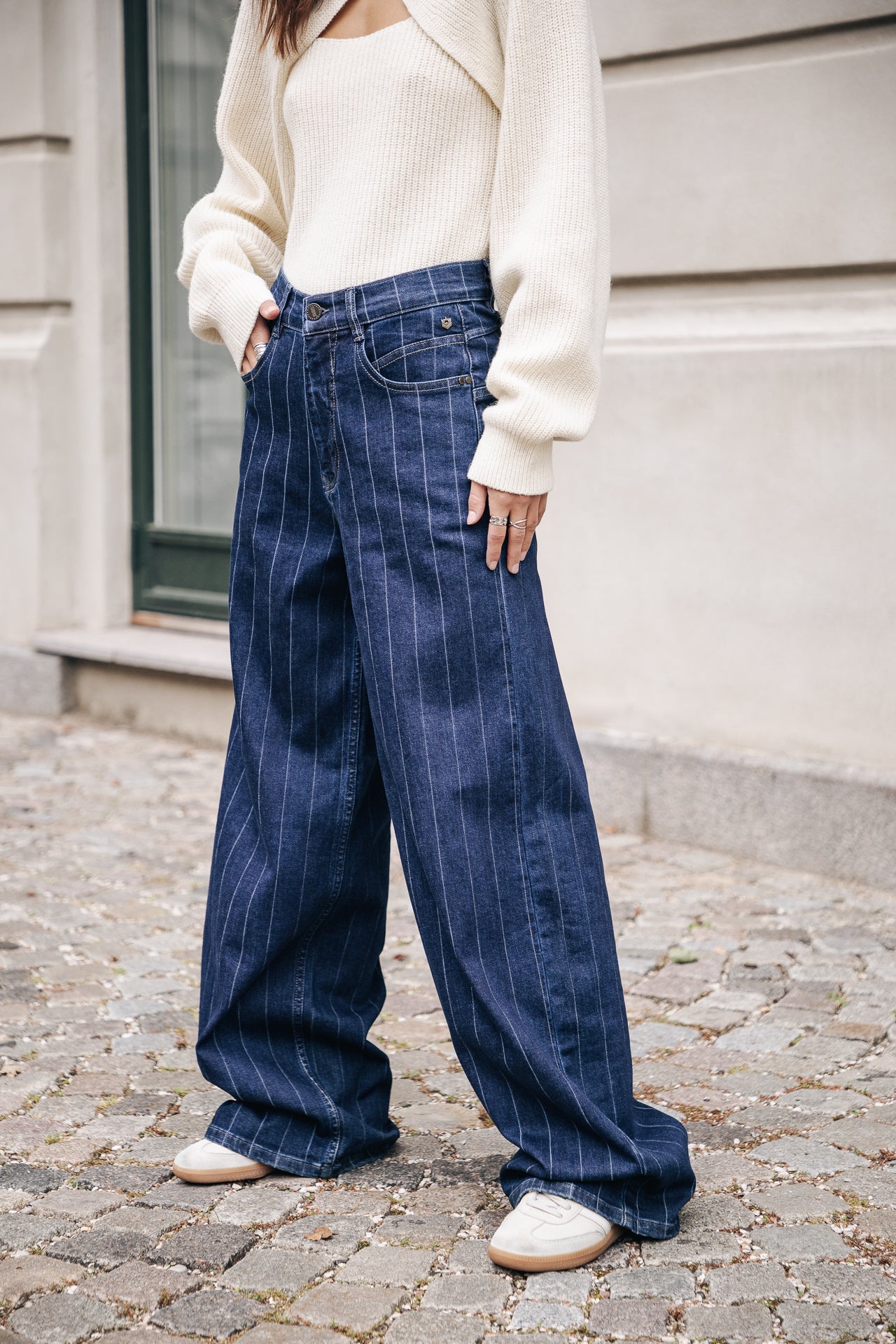 

Jeans large Femme Jane piazalli blue | Freeman T. Porter