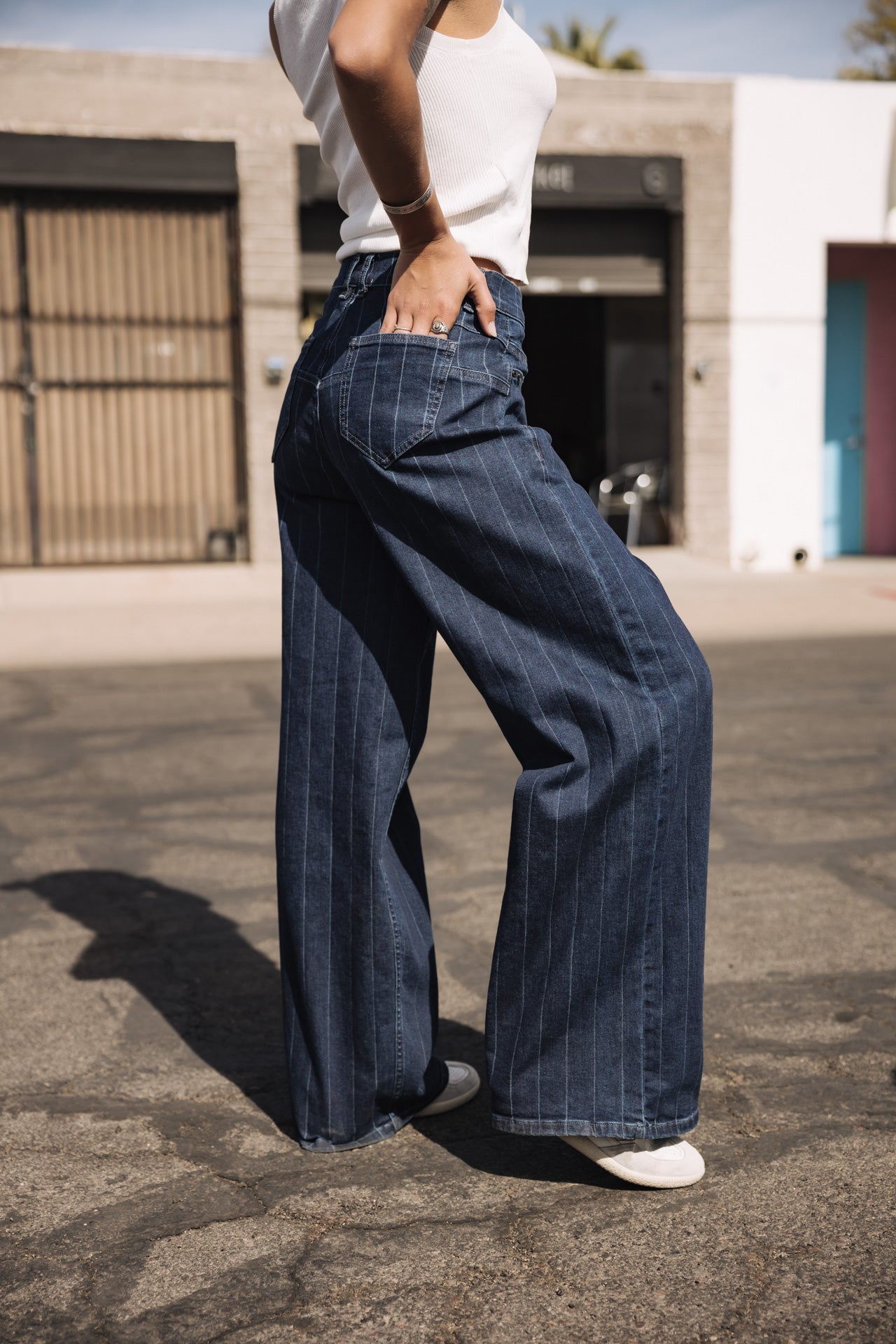 

Jeans large Femme Jane piazalli blue | Freeman T. Porter