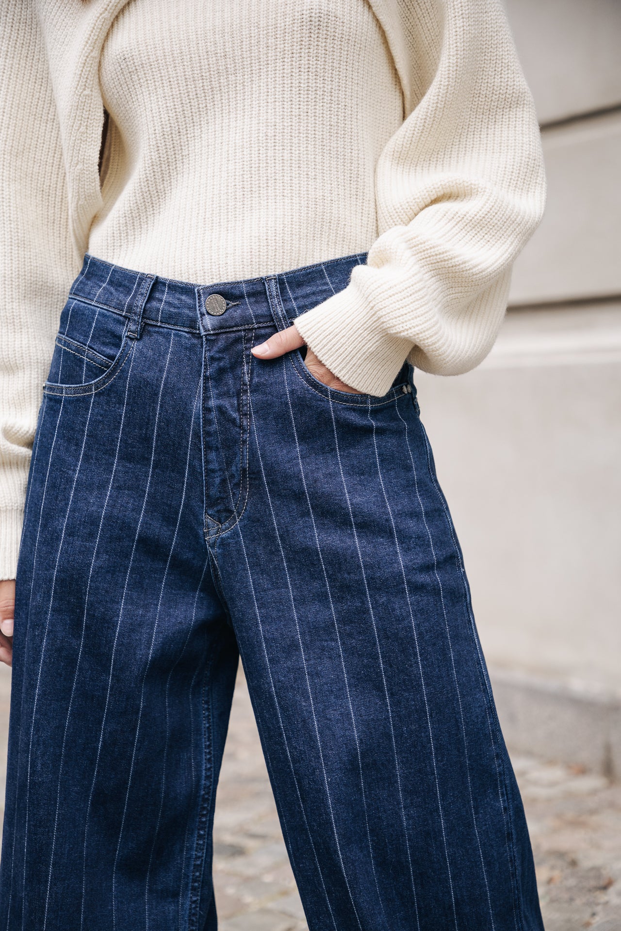 

Jeans large Femme Jane piazalli blue | Freeman T. Porter